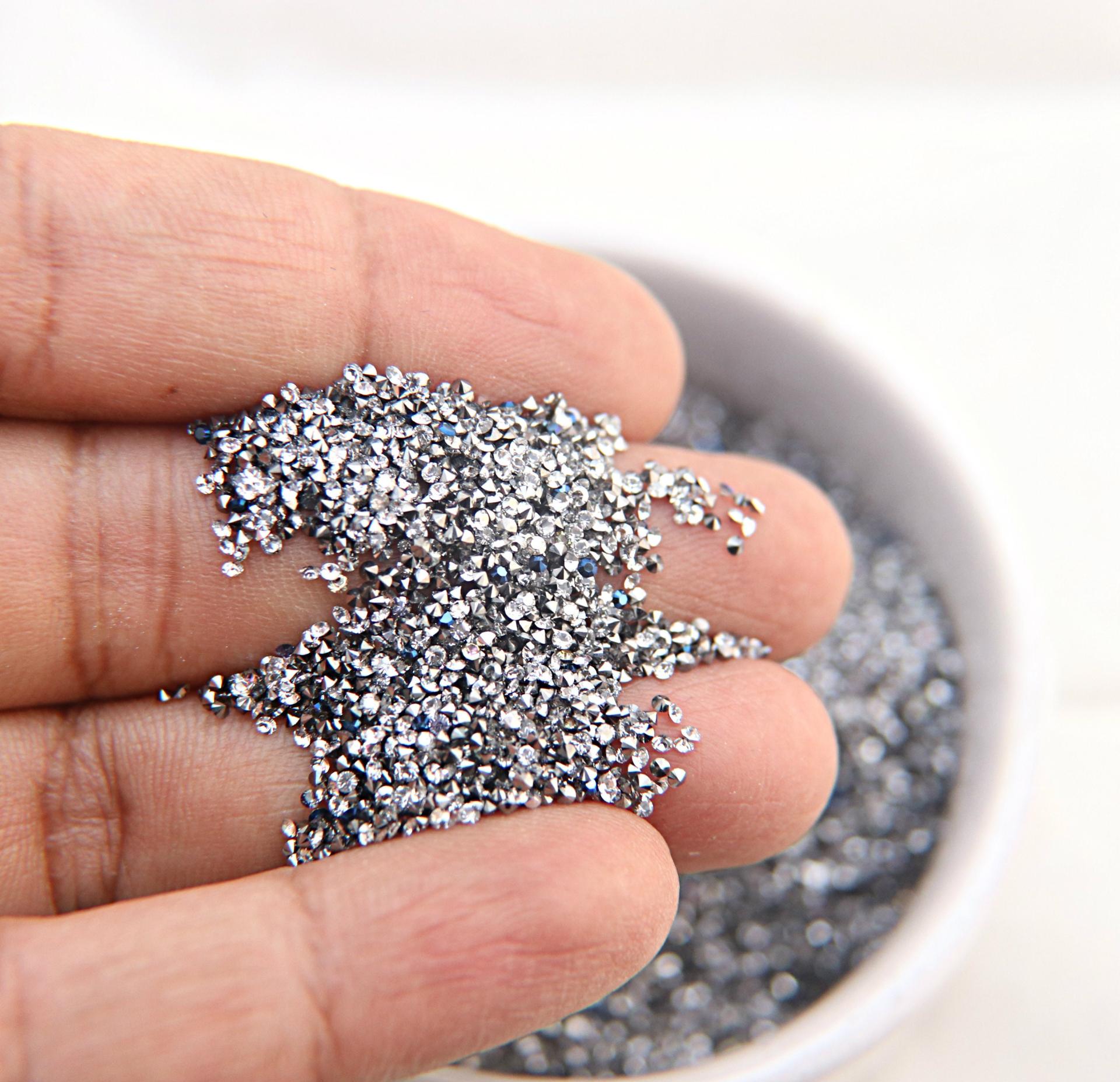 Swarovski Crystal 2SS/PP6 1.3mm Xilion 6 COLORS 1028 Chatons 72/144/720/1440/7200/144000 Pieces Vintage Swarovski, Crystal Clay, nail art