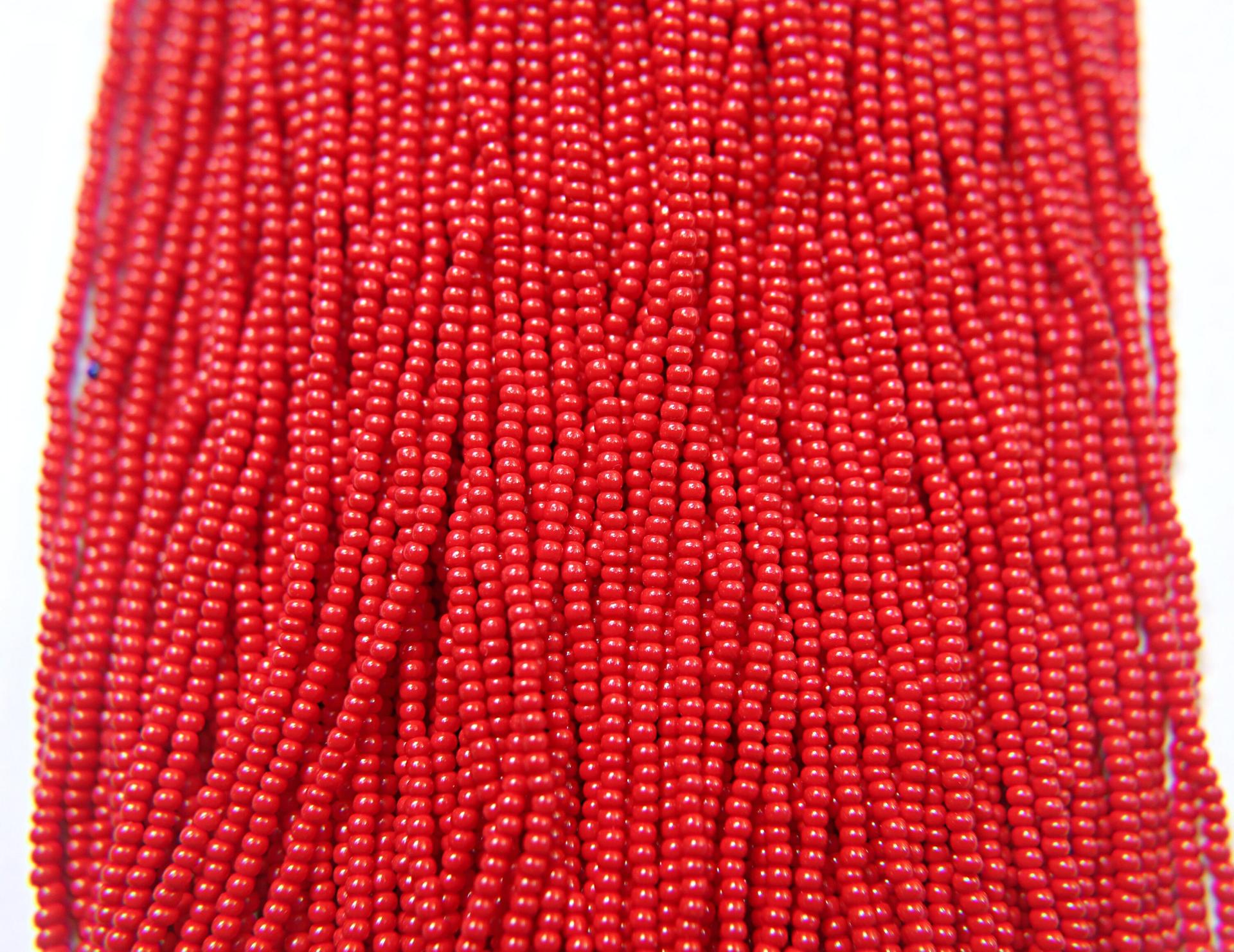 11/0 Czech Seed Bead Dark Red Opaque 1/5/25/50/100 Full hanks Preciosa Ornella loose beads, mix beads, embroidery materials, craft supplies