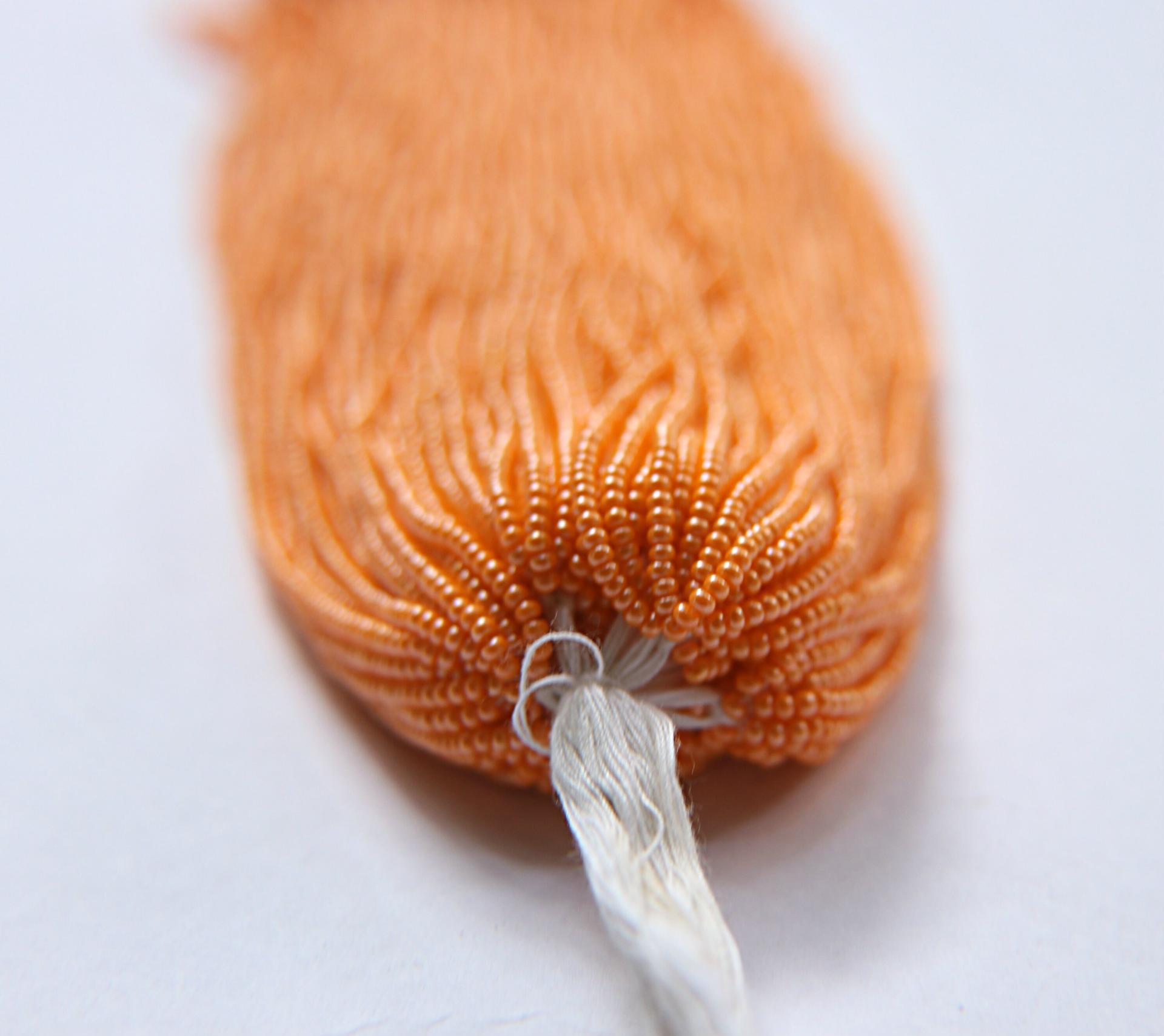 11/0 Czech Seed Bead Light Orange Luster 1/5/25/50/100  Full hanks Preciosa Ornella loose beads, mix beads, embroidery materials, craft