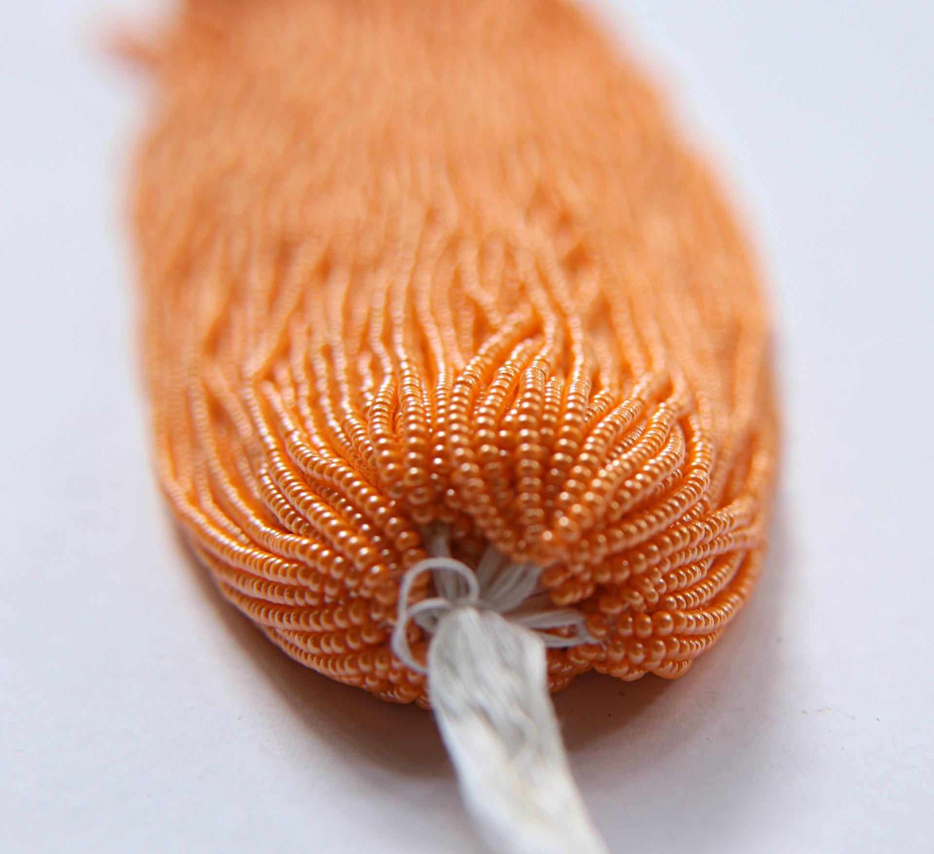 11/0 Czech Seed Bead Light Orange Luster 1/5/25/50/100  Full hanks Preciosa Ornella loose beads, mix beads, embroidery materials, craft