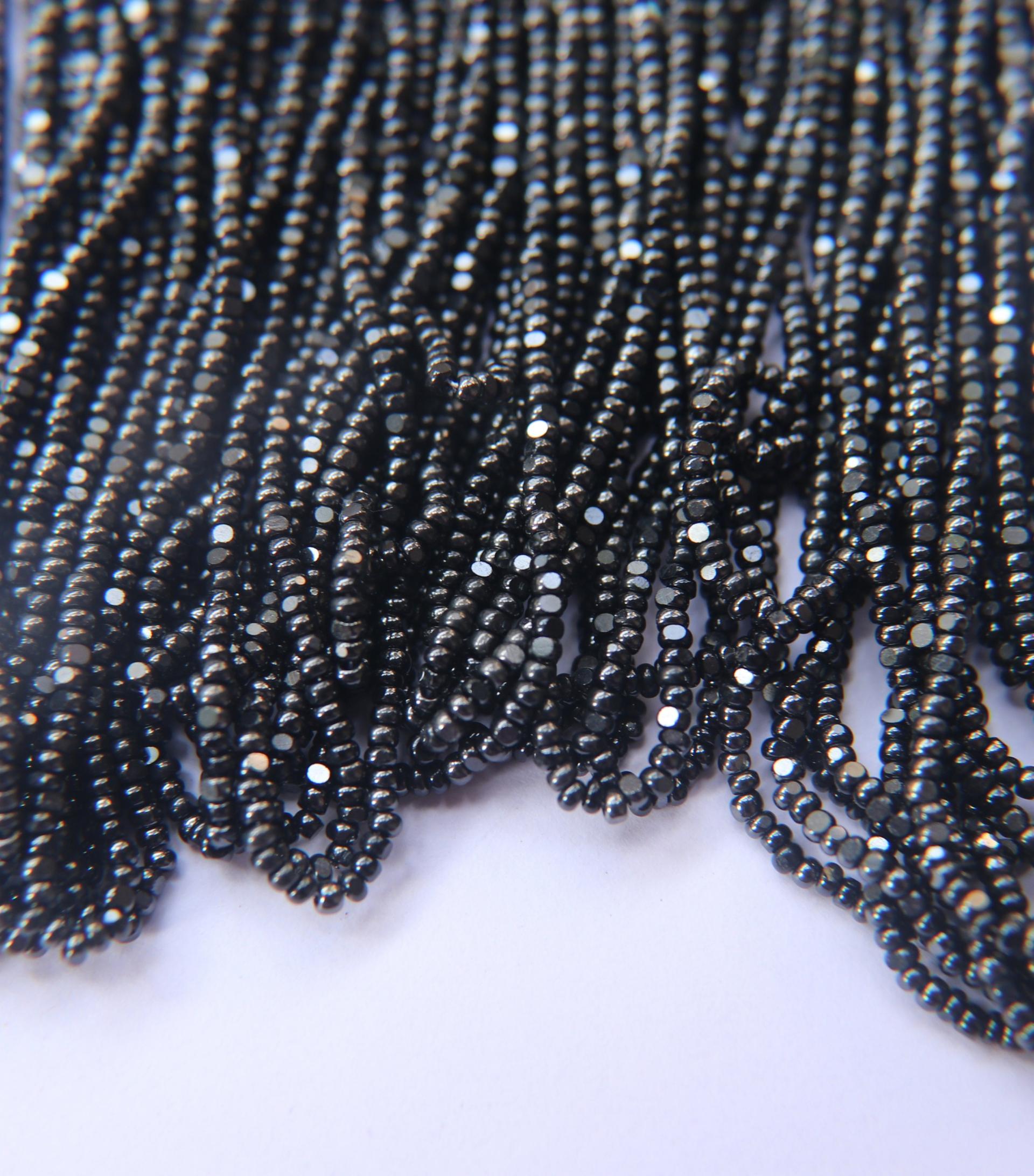 11/0 Charlotte true Cut Beads Jet Hematite Metallic 10/20/50/250/500 Grams embroidery materials, jewelry making, vintage beads, rare finding