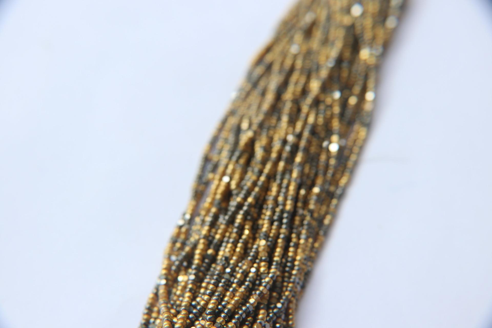 11/0 Charlotte true Cut Beads Metallic Gold Patina 10/20/50/250/500 Grams Jewelry glass beads, vintage findings, embroidery materials