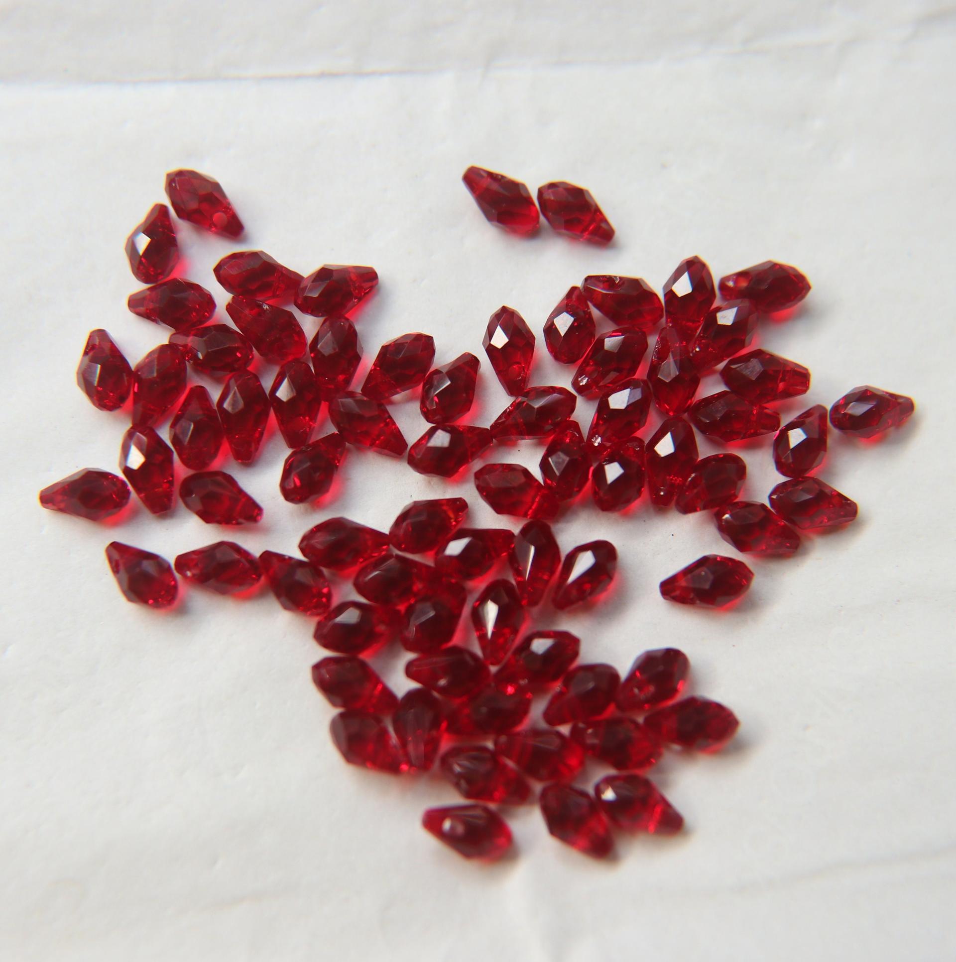 Swarovski 6007 Small Briolette Pendant 7X4MM (12 Colors) Fancy Teardrop drop Pendant 2/6/12/36 Pieces PREMIUM MATERIALS
