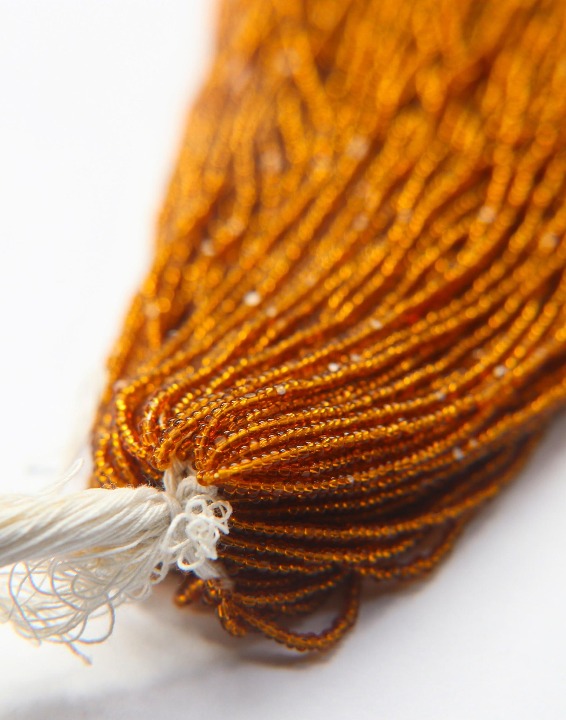 13/0 Hanks Charlotte Cut Beads 10110 Light Smoke Topaz Transparent 1/5/25/50/100 Hanks 1.6mm glass beads, jewelry supply, findings, craft