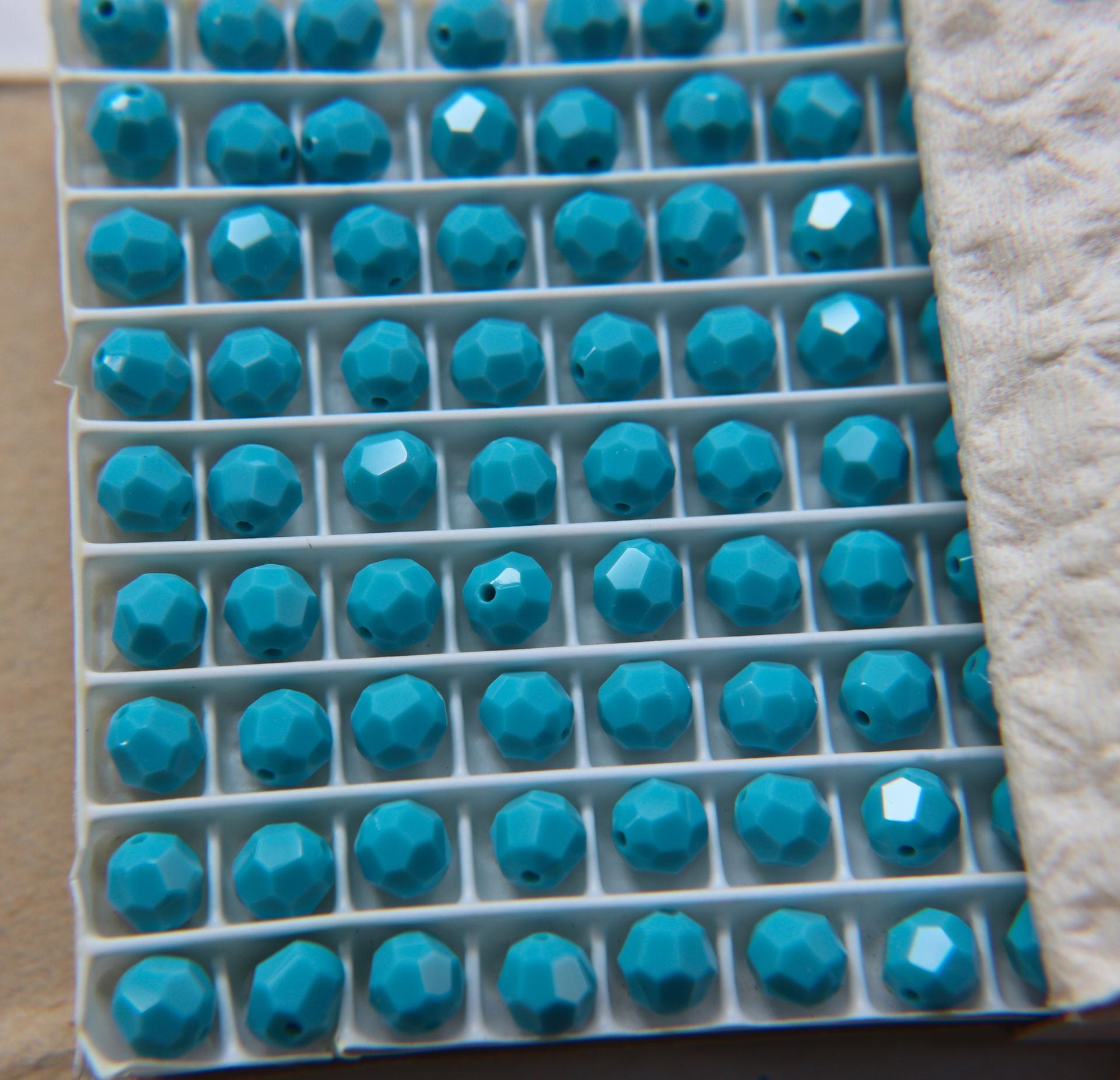 6mm Swarovski Elements Article 5000 Turquoise (267) Faceted Round Beads 6/12/36/172/44/288/720 Pieces PREMIUM SUPPLY