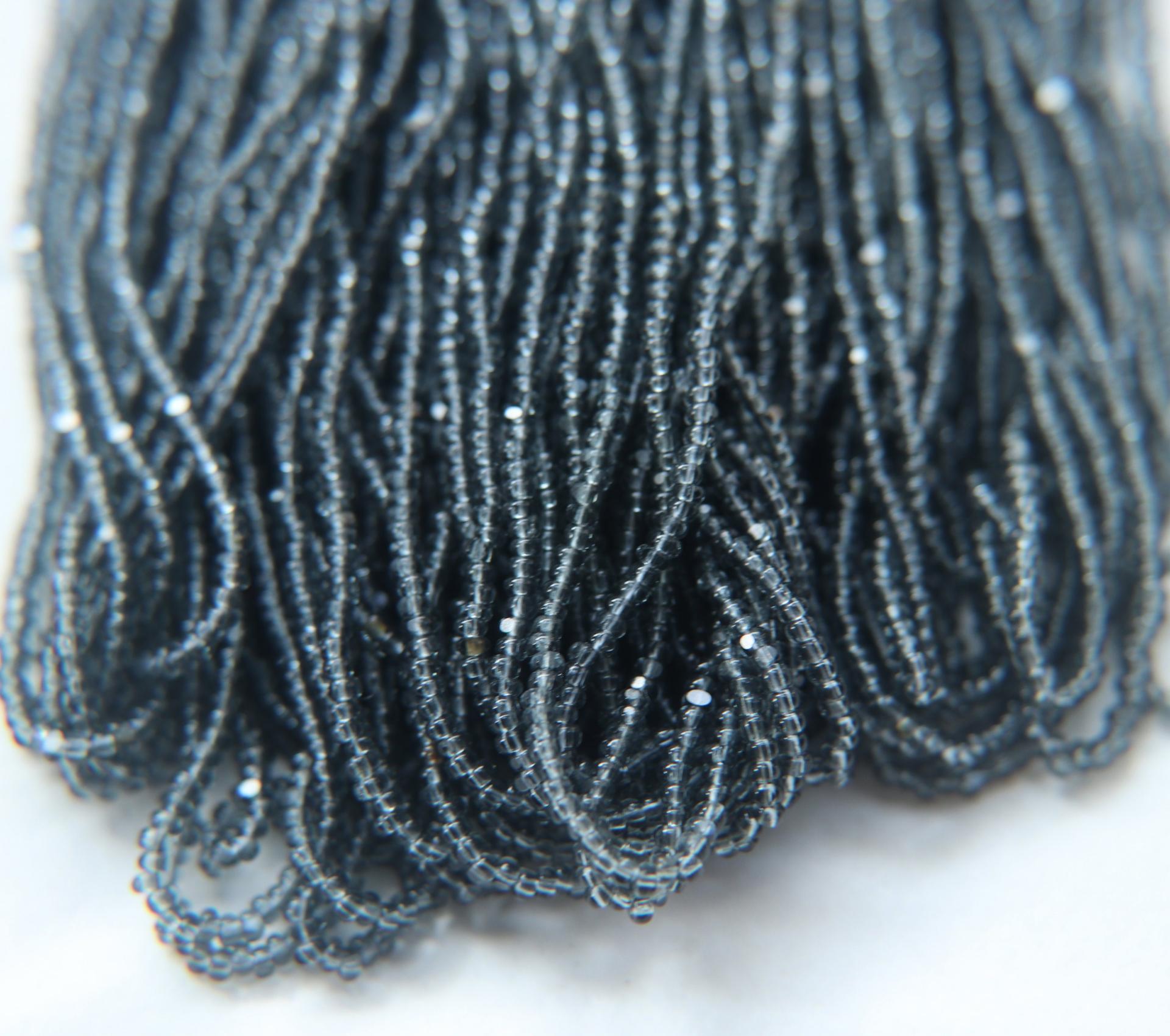 13/0 Charlotte Cut Beads Transparent Grey 5/10/20/50/250/500 Grams craft supplies, jewelry making, embroidery materials, vintage beads