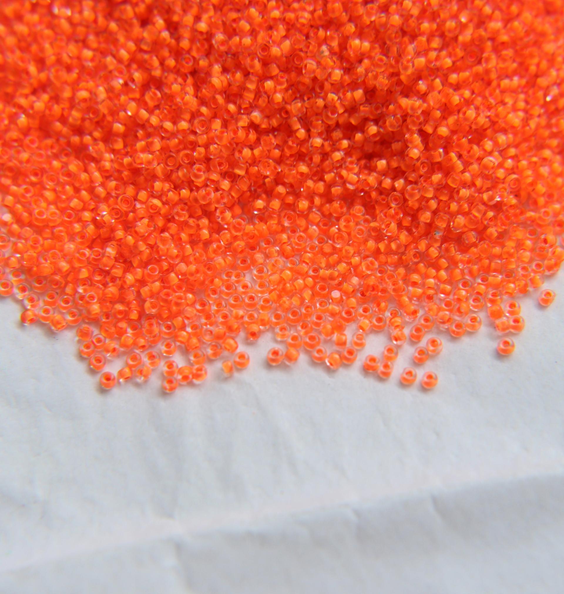 11/0 Charlotte Cut Beads in Neon Linings (14 Colors) 10/20/50/250/500 Grams PREMIUM SEED BEADS, bead store
