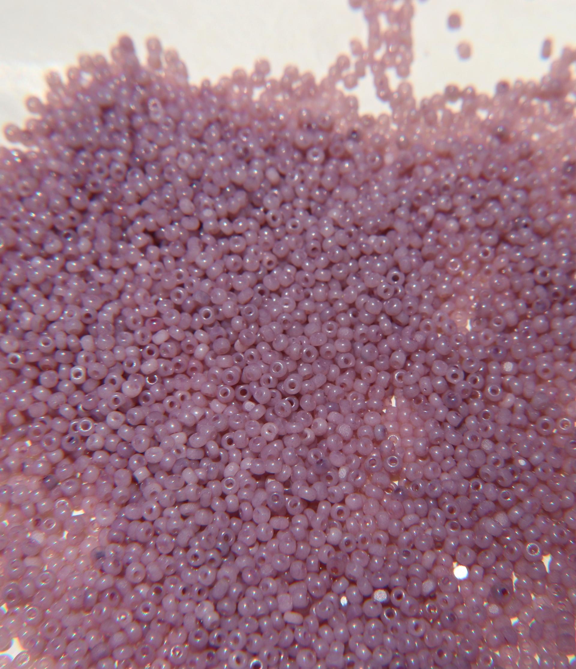 11/0 Charlotte Cut Beads Light Amethyst Opal 10/20/50/250/500 Grams PREMIUM SEED BEADS, Native Supply