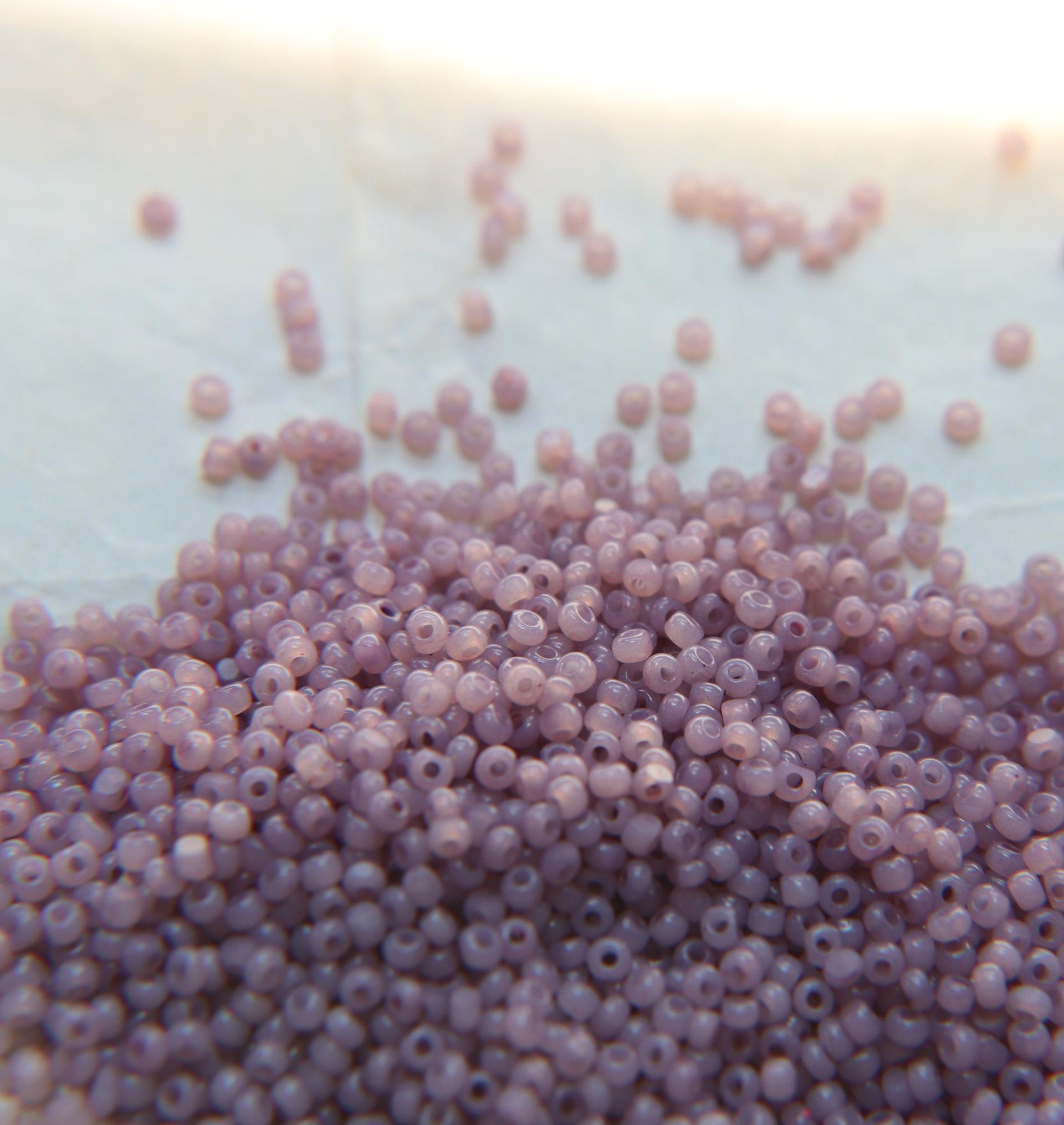 11/0 Charlotte Cut Beads Light Amethyst Opal 10/20/50/250/500 Grams PREMIUM SEED BEADS, Native Supply
