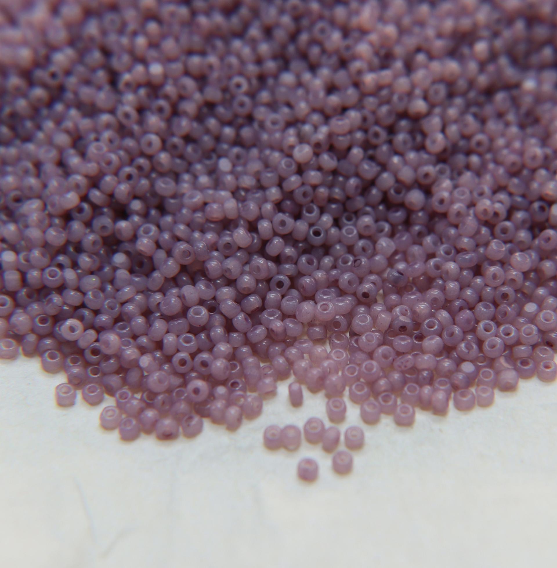 11/0 Charlotte Cut Beads Light Amethyst Opal 10/20/50/250/500 Grams PREMIUM SEED BEADS, Native Supply
