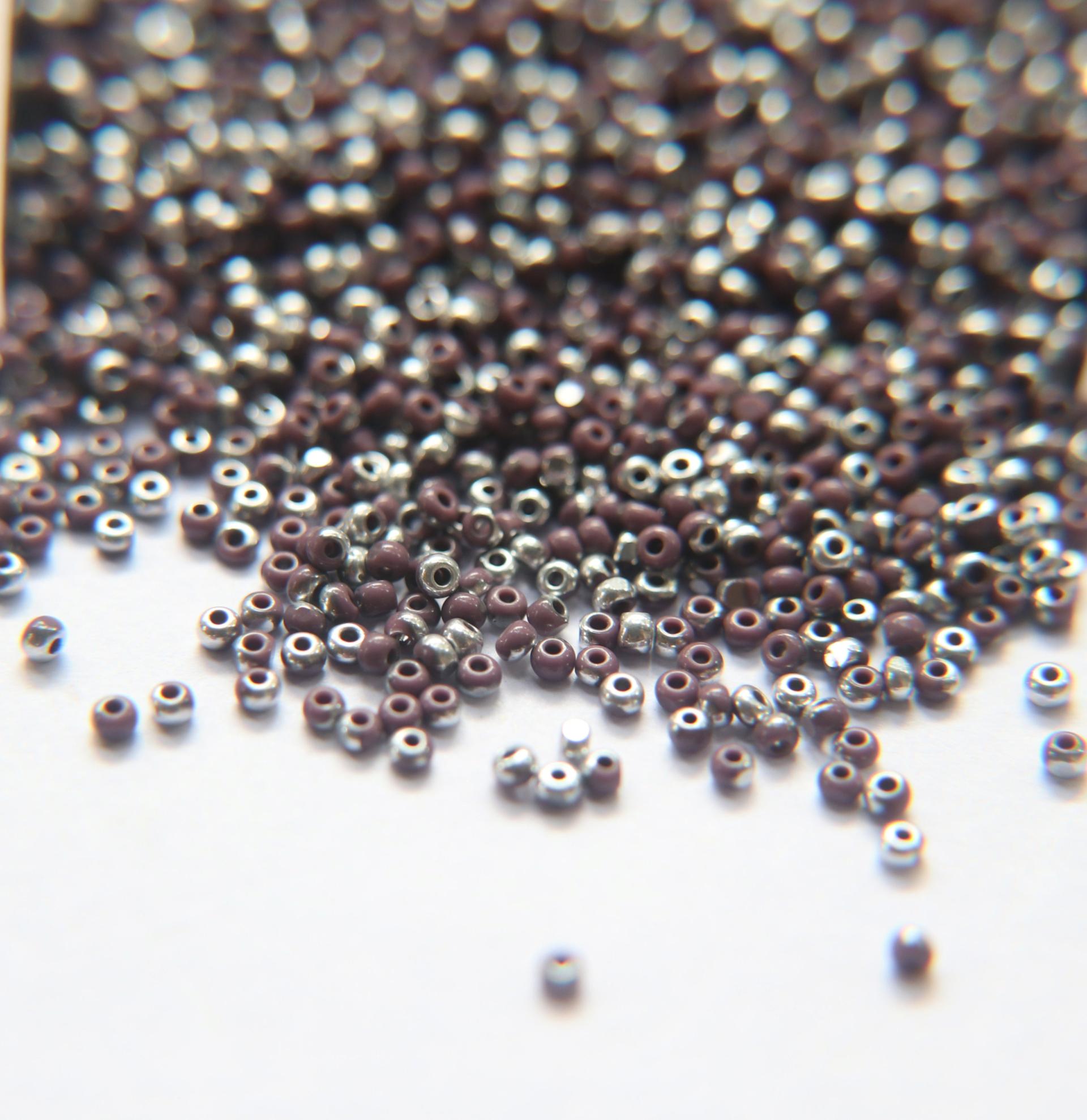 13/0 Charlotte Cut Beads Patina Transparent Black Diamond Silver 5/10/20/50/250/500 Grams glass beads, jewelry supply, findings, craft