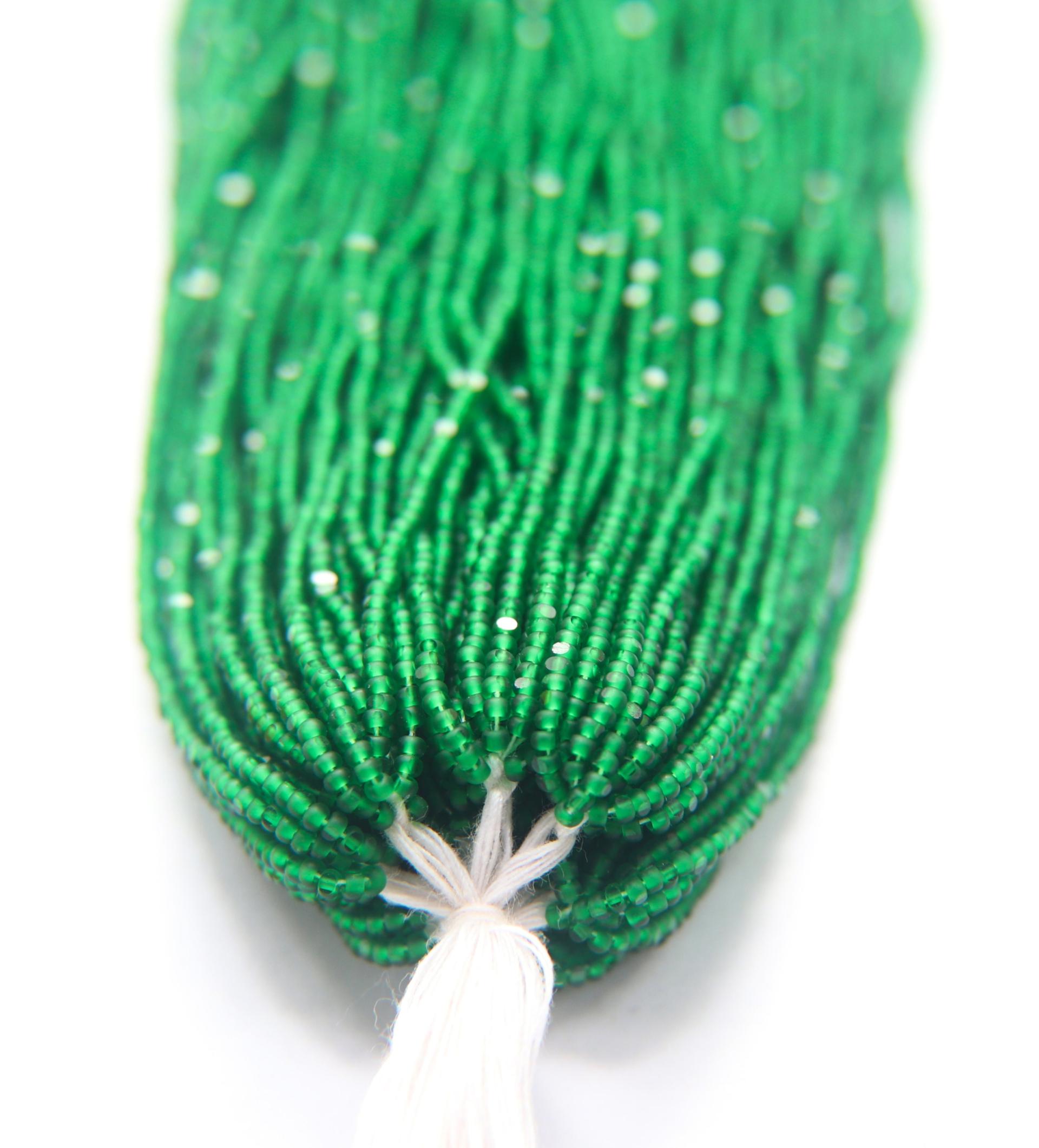 11/0 Hanks Charlotte Cut Beads Matt Forest Green 1/5/25/50/100 Hanks 2.0mm glass beads, jewelry supply, findings, Native supply