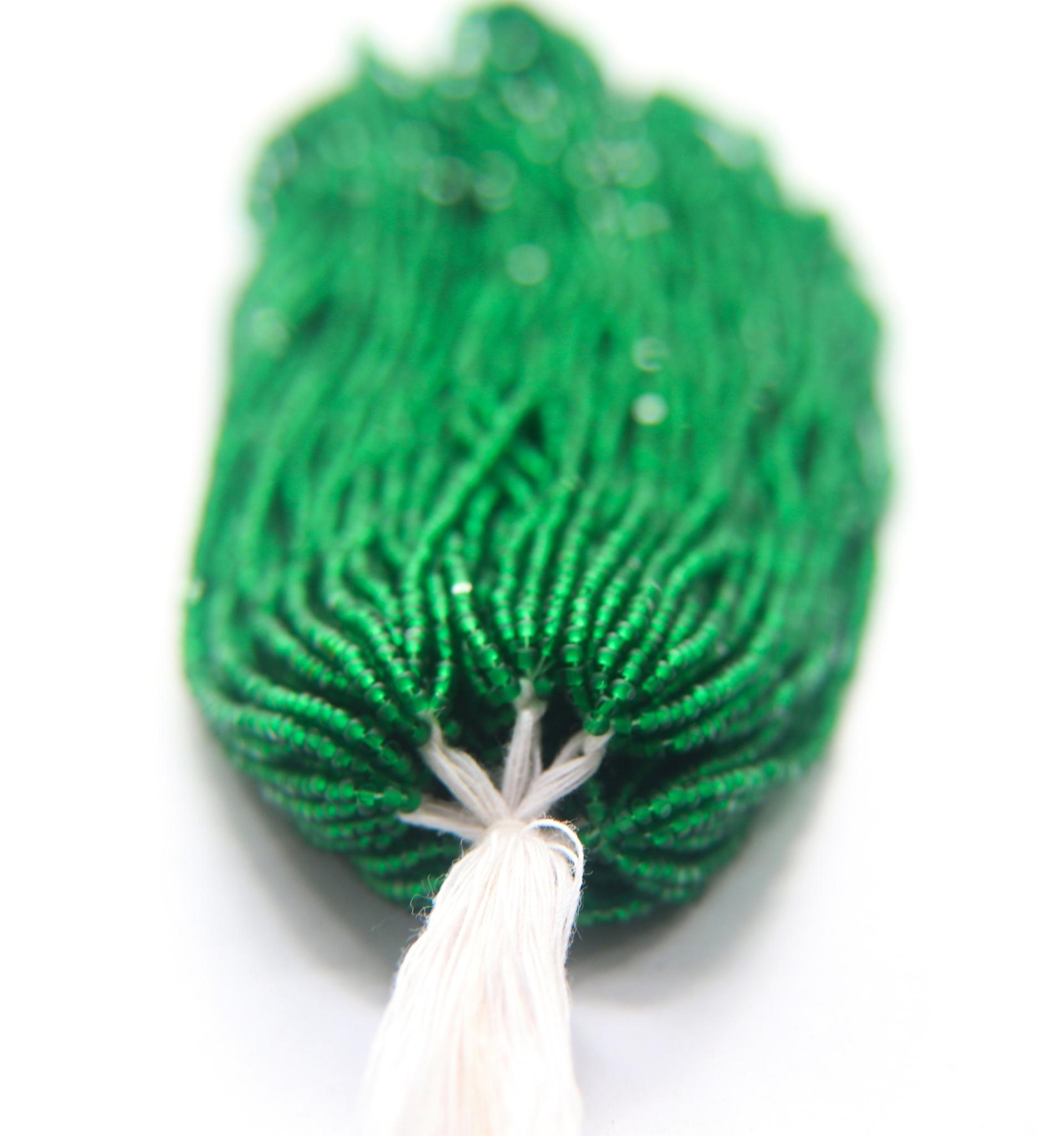 11/0 Hanks Charlotte Cut Beads Matt Forest Green 1/5/25/50/100 Hanks 2.0mm glass beads, jewelry supply, findings, Native supply