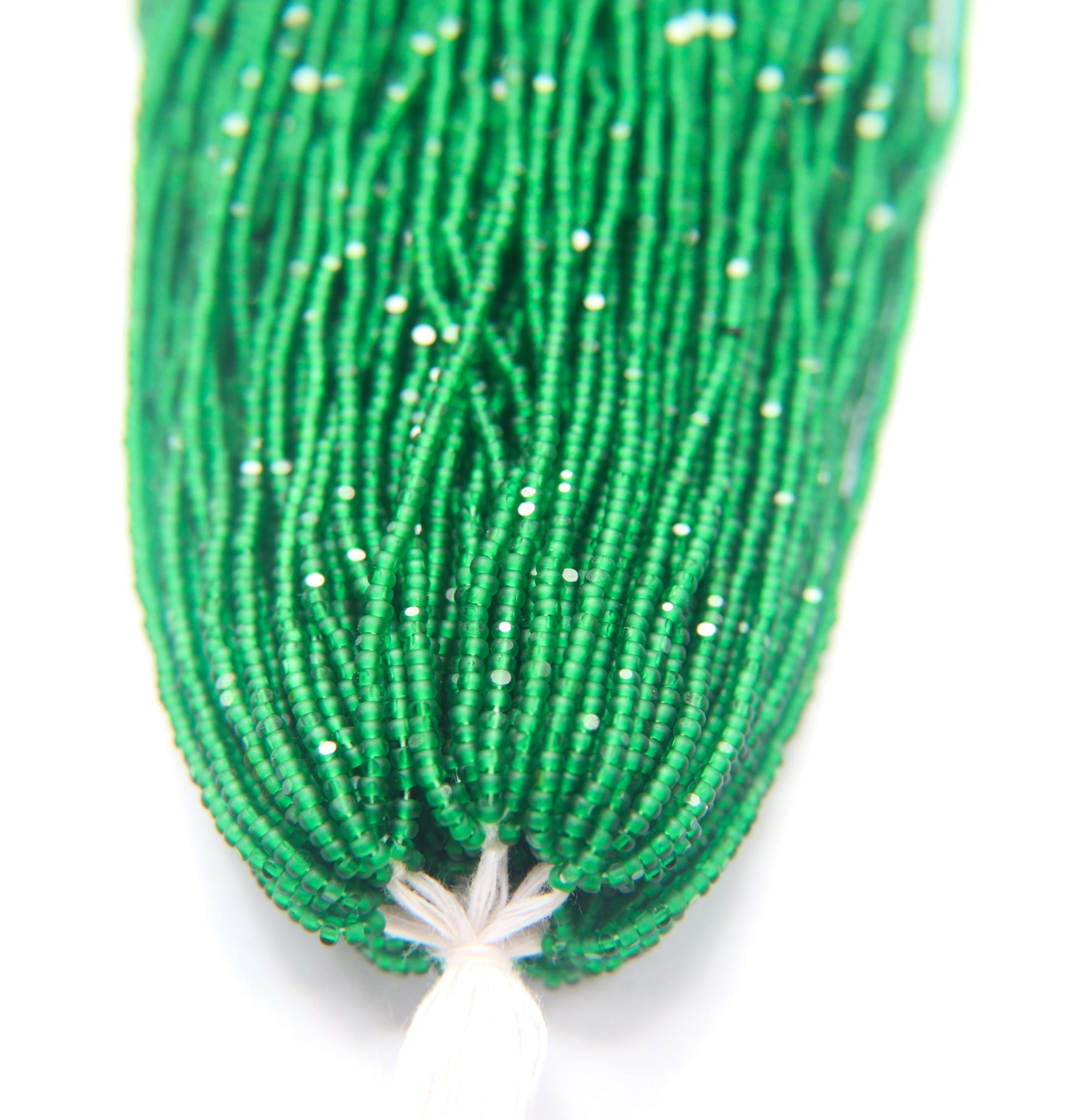 11/0 Hanks Charlotte Cut Beads Matt Forest Green 1/5/25/50/100 Hanks 2.0mm glass beads, jewelry supply, findings, Native supply