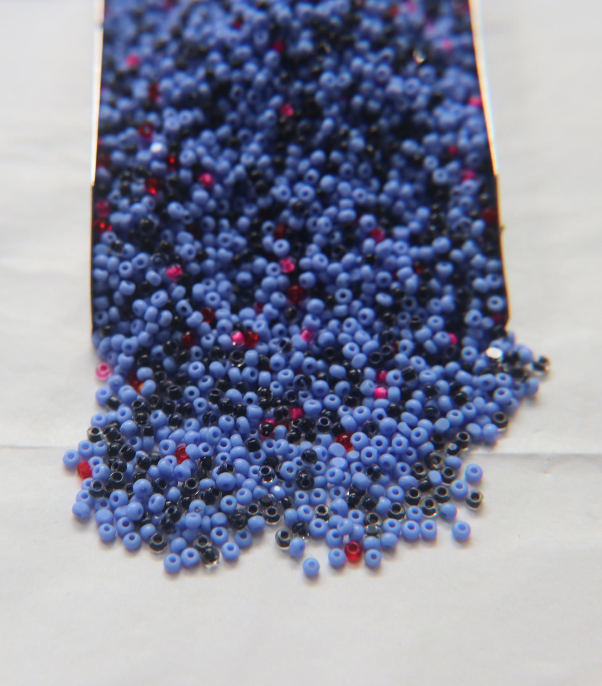 11/0 Charlotte Cut Beads Agapanthus Mixes 10/20/50/250/500 Grams (10 Grams 1300 Pieces) embroidery materials, jewelry making, vintage beads