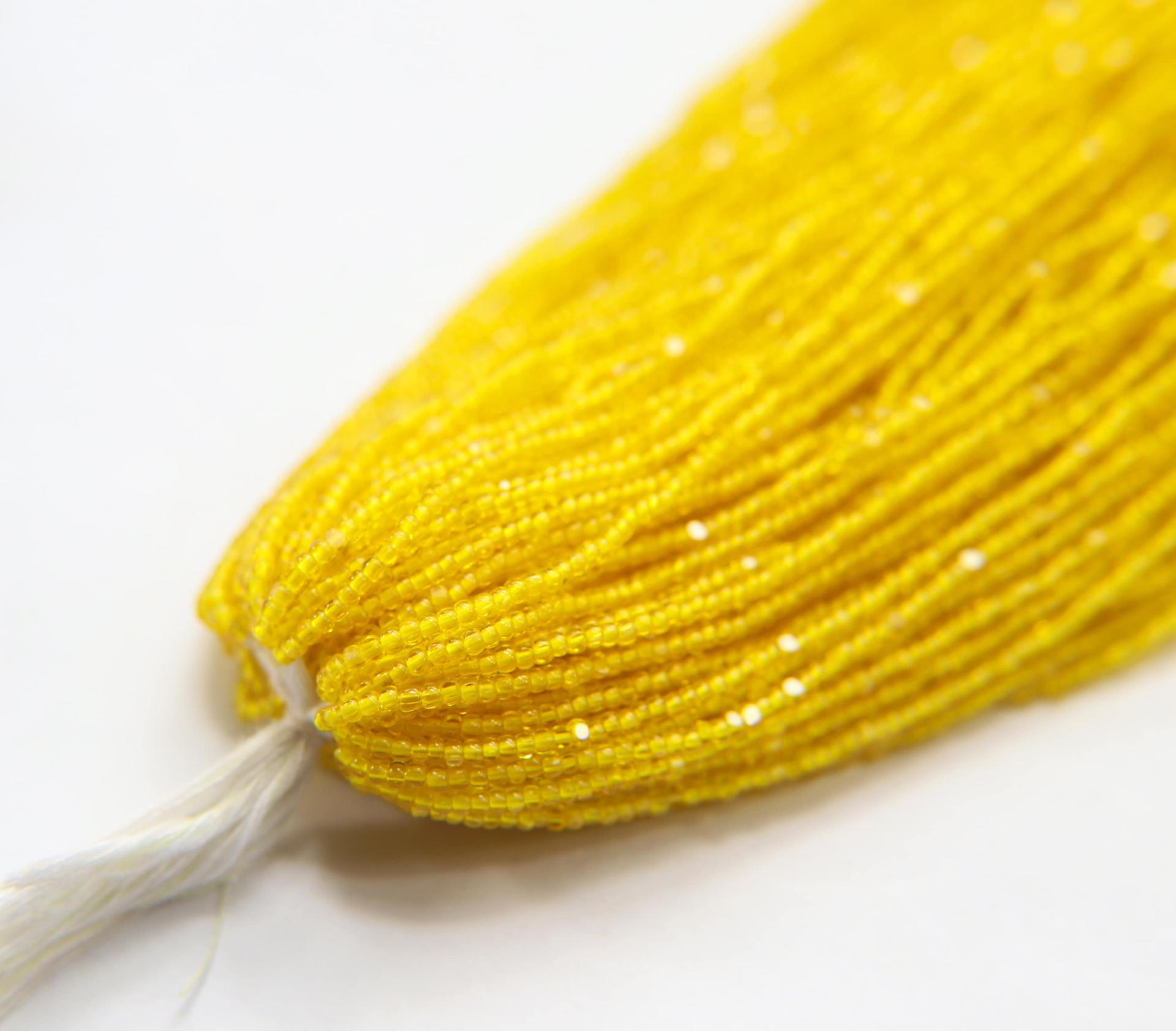 11/0 Charlotte true Cut Beads 80010 Yellow Transparent Loose Beads 10/20/50/250/500 Grams Native Beads Supplies