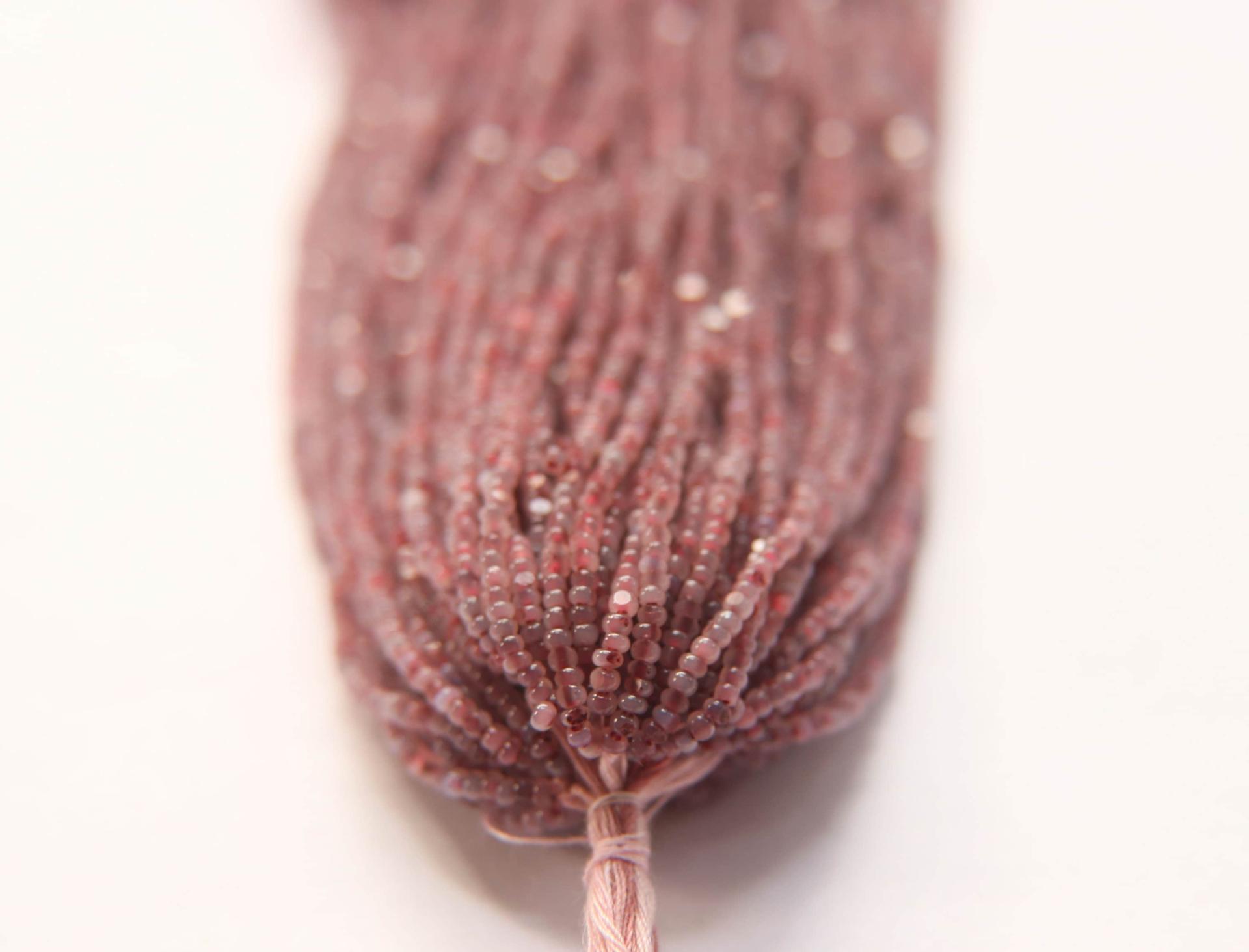 11/0 Hanks Charlotte Cut Beads Plum Opal 1/5/25/50/100 Hanks PREMIUM SEED BEADS, Native Supplies