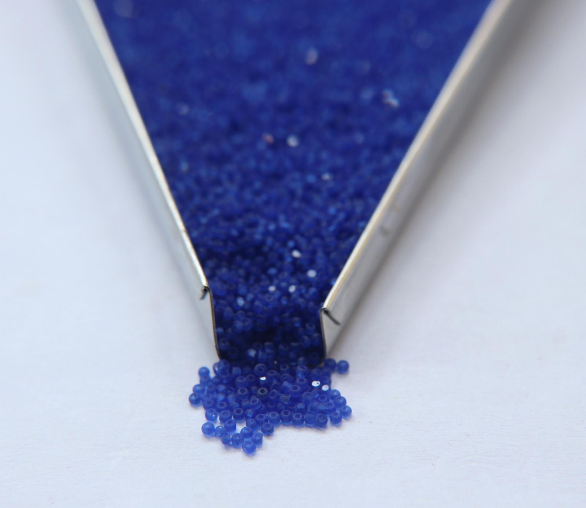 13/0 Charlotte Cut Beads 30050 MATT Sapphire  5/10/20/50/250/500 Grams craft supplies, jewelry making, native supplies