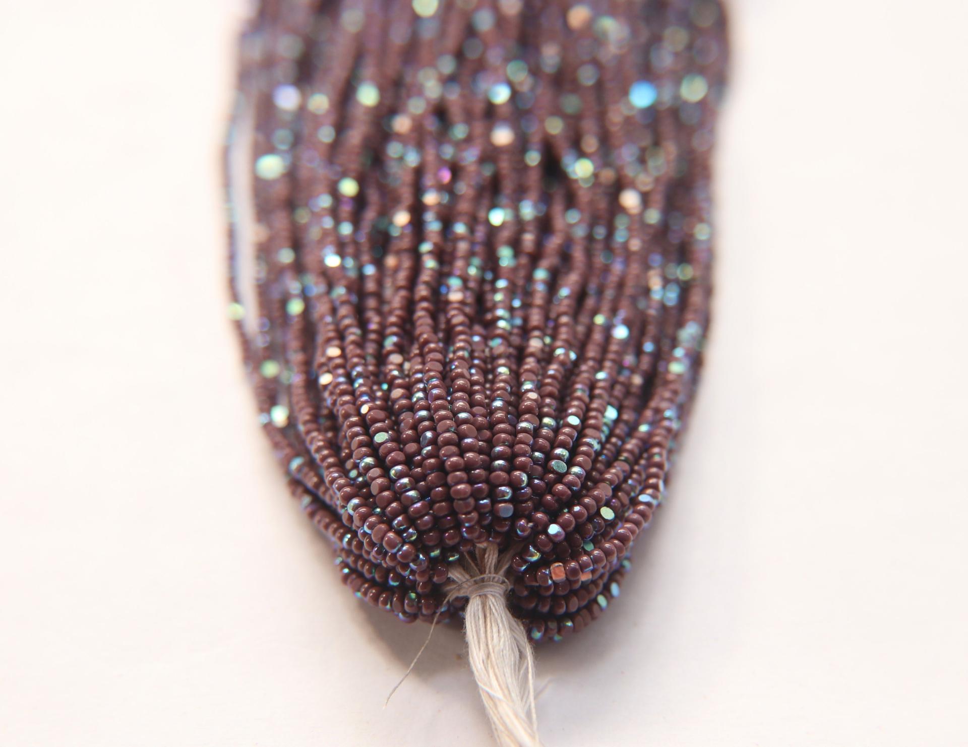 11/0 Hanks Charlotte Cut Beads 23040 Patina Amethyst Aurore Boreale 1/5/25/50/100 Hanks PREMIUM SEED BEADS, Native Supplies