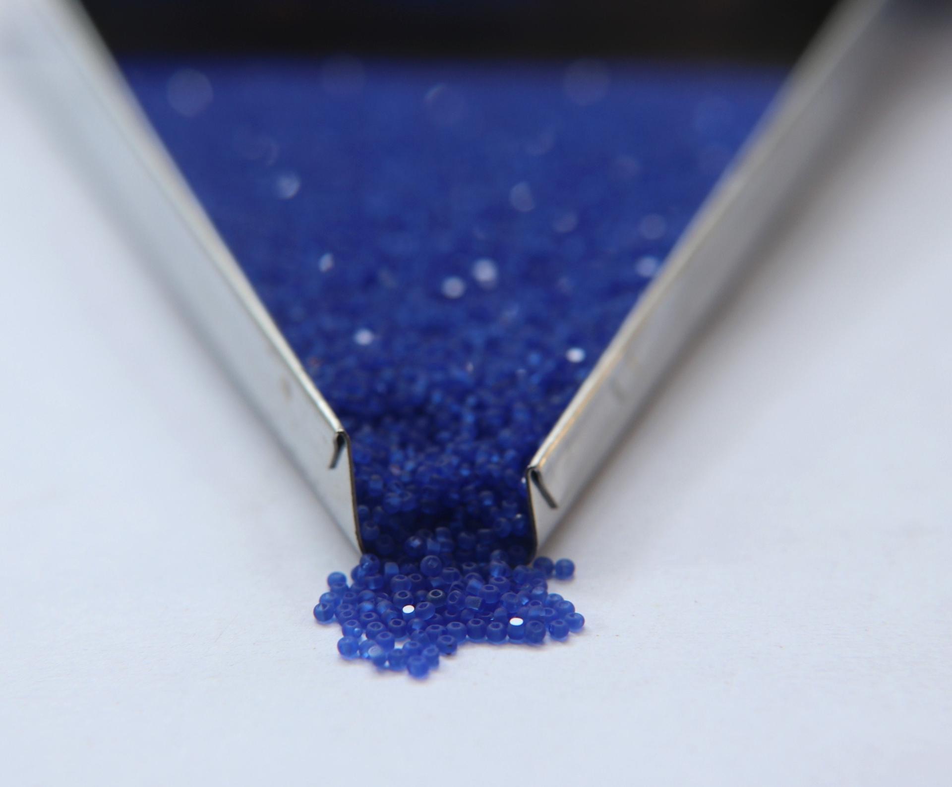 13/0 Charlotte Cut Beads 30050 MATT Sapphire  5/10/20/50/250/500 Grams craft supplies, jewelry making, native supplies