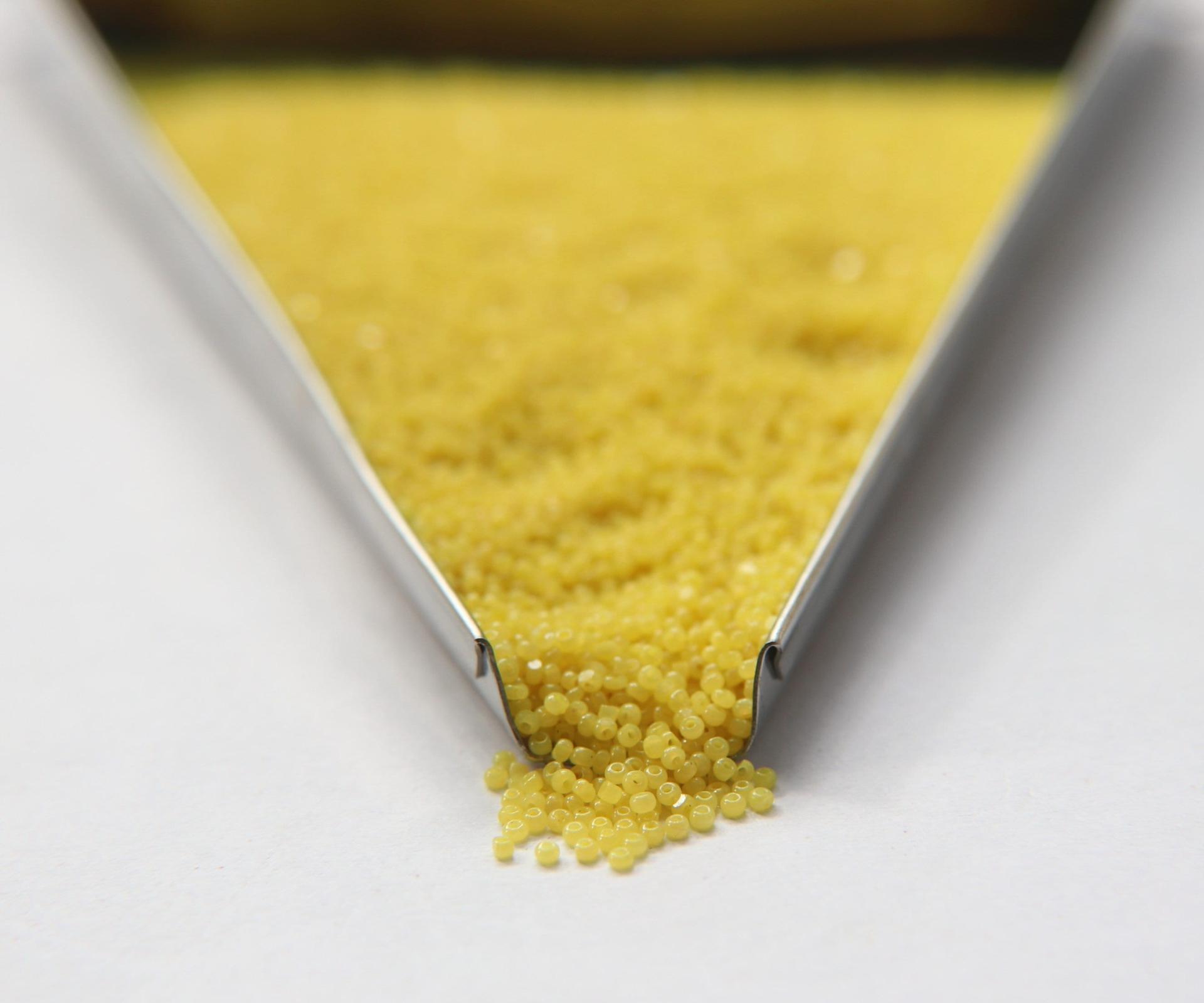 13/0 Charlotte Cut Beads Yellow Opal 5/10/20/50/250/500 Grams PREMIUM SEED BEADS, Native Supply