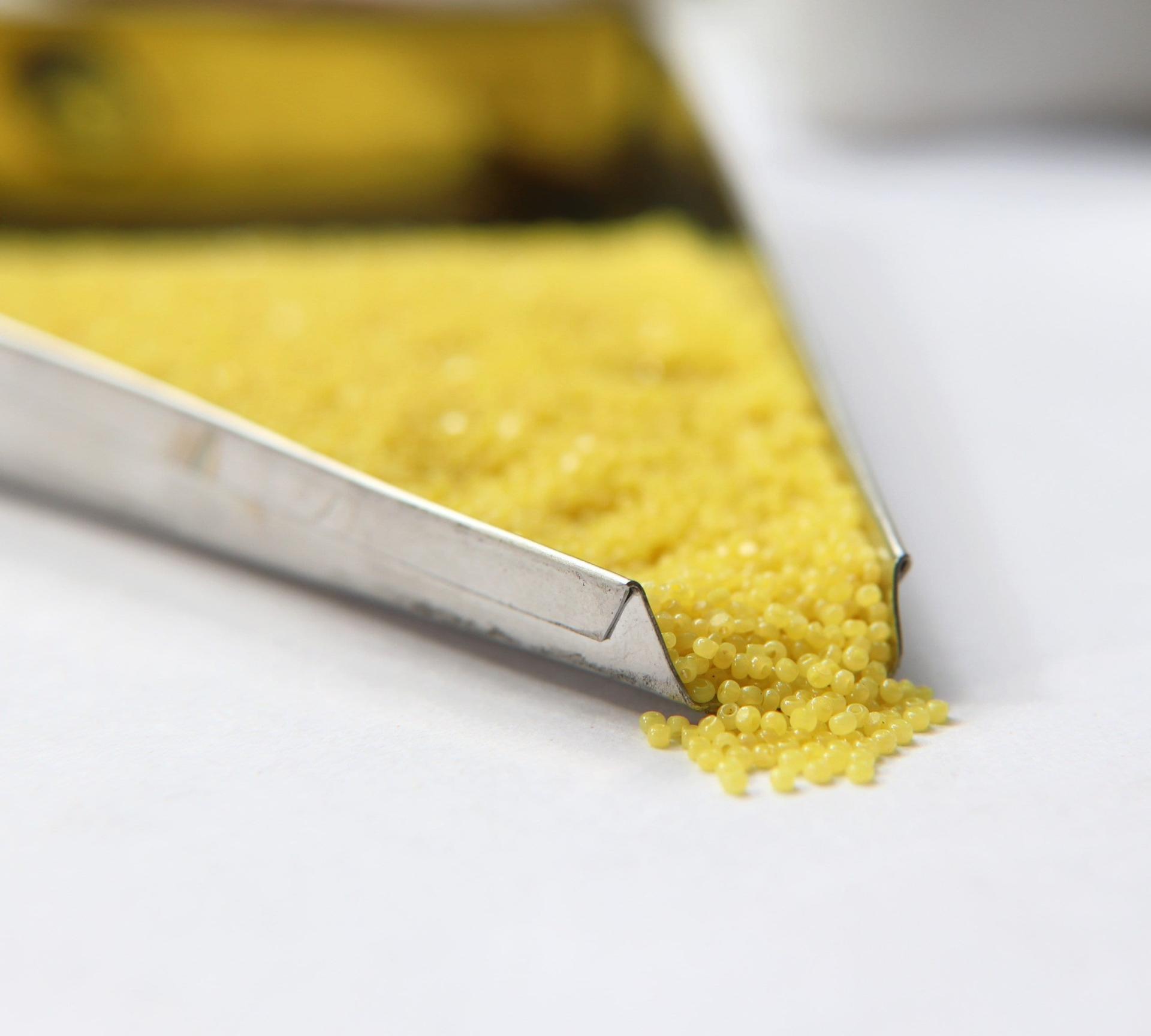 13/0 Charlotte Cut Beads Yellow Opal 5/10/20/50/250/500 Grams PREMIUM SEED BEADS, Native Supply