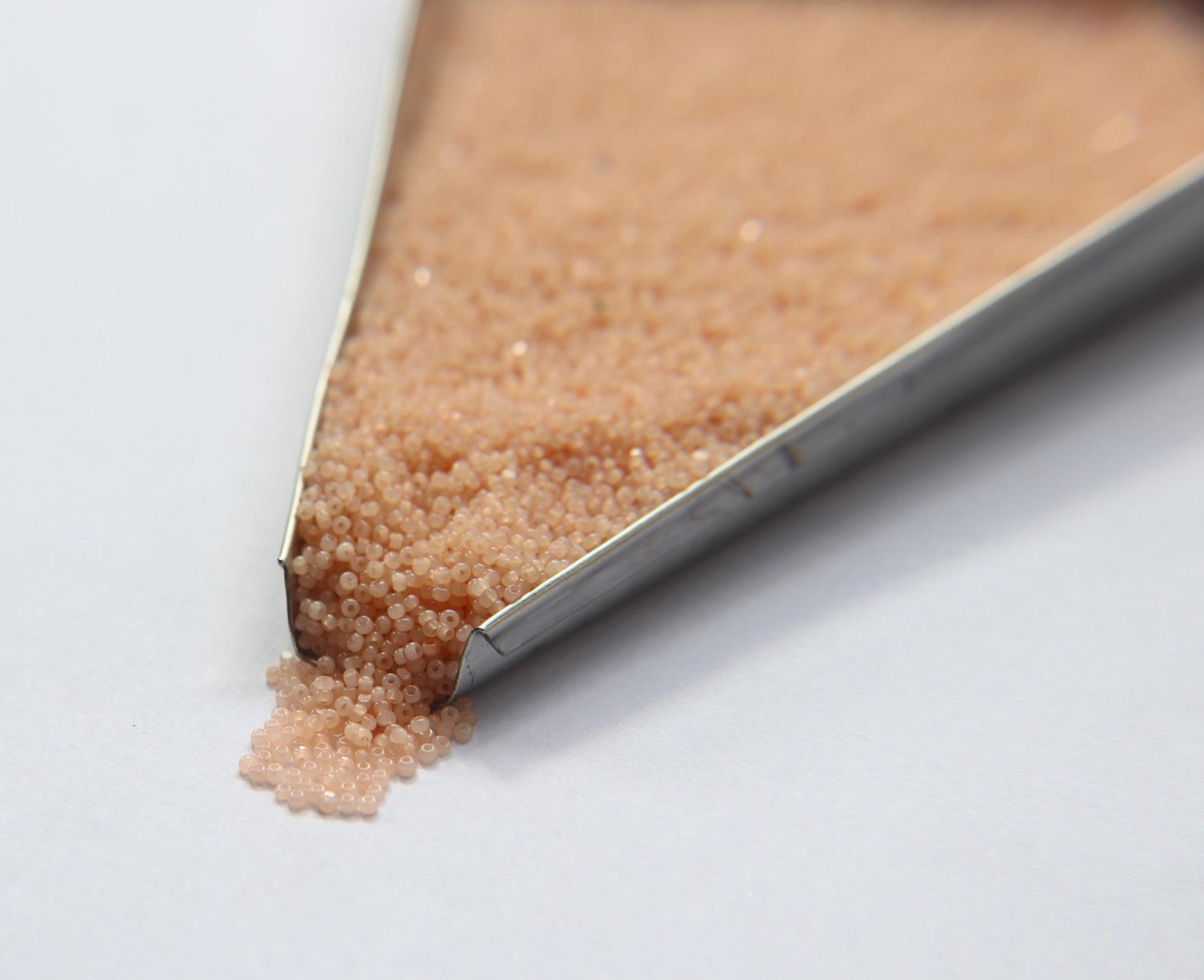 13/0 Charlotte Cut Beads Light Peach Opal 5/10/20/50/250/500 Grams PREMIUM SEED BEADS, Native Supply