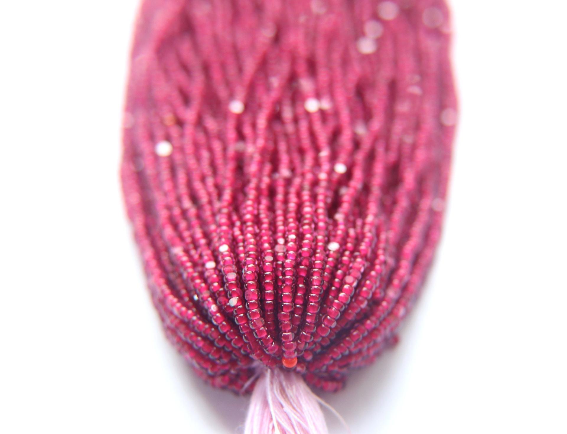 11/0 Hanks Charlotte Cut Beads Amethyst Fuchsia Lined 1/5/25/50/100 Hanks 2.0mm jewellery NATIVE rare glass beads, jewelry supply,