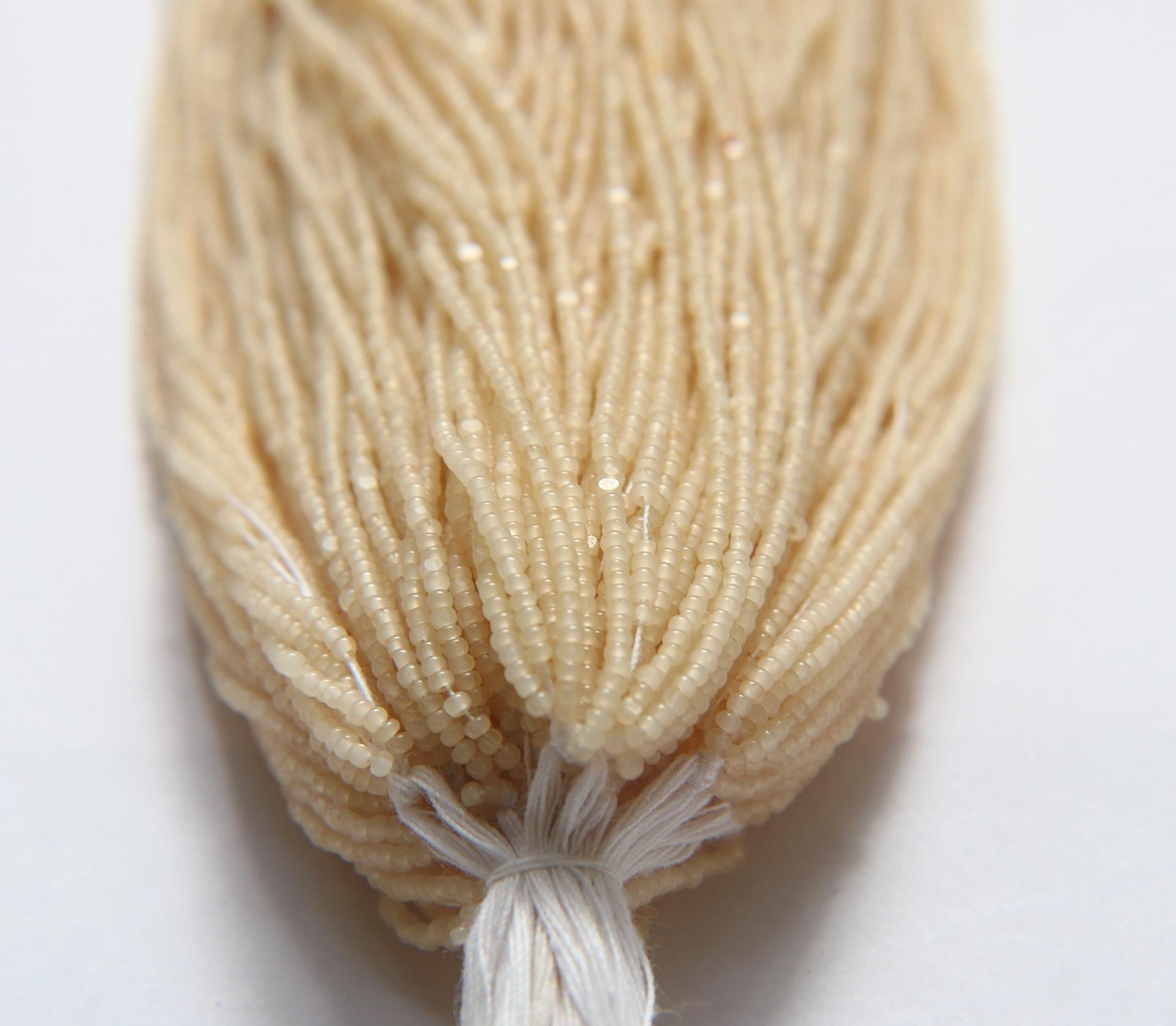 13/0 Hanks Charlotte Cut Beads Cream Opal 1/5/25/50/100 Hanks jewellery rare heart beads, jewelry supply, native supply,