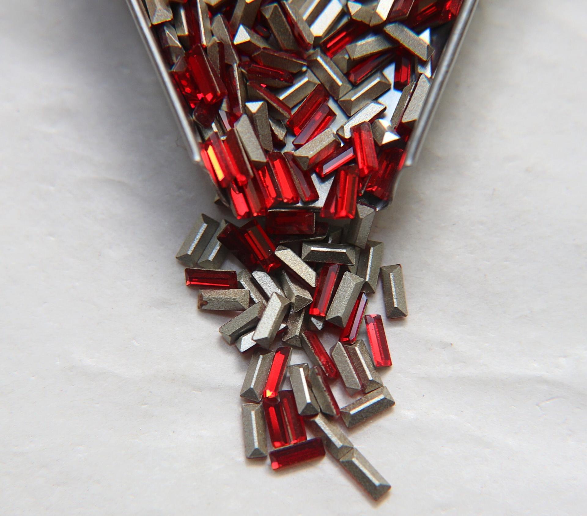 Swarovski 4501 Amethyst Baguette Fancy Stone 5mm x 2mm 12/36/144/432/720 Pieces gemstones, jewlery making, color zirconium