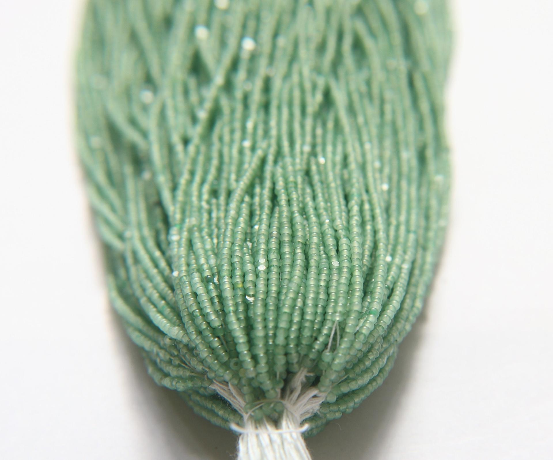 13/0 Hanks Charlotte Cut Beads Dark Sage Opal 1/5/25/50/100 Hanks jewellery rare heart beads, jewelry supply, native supply,