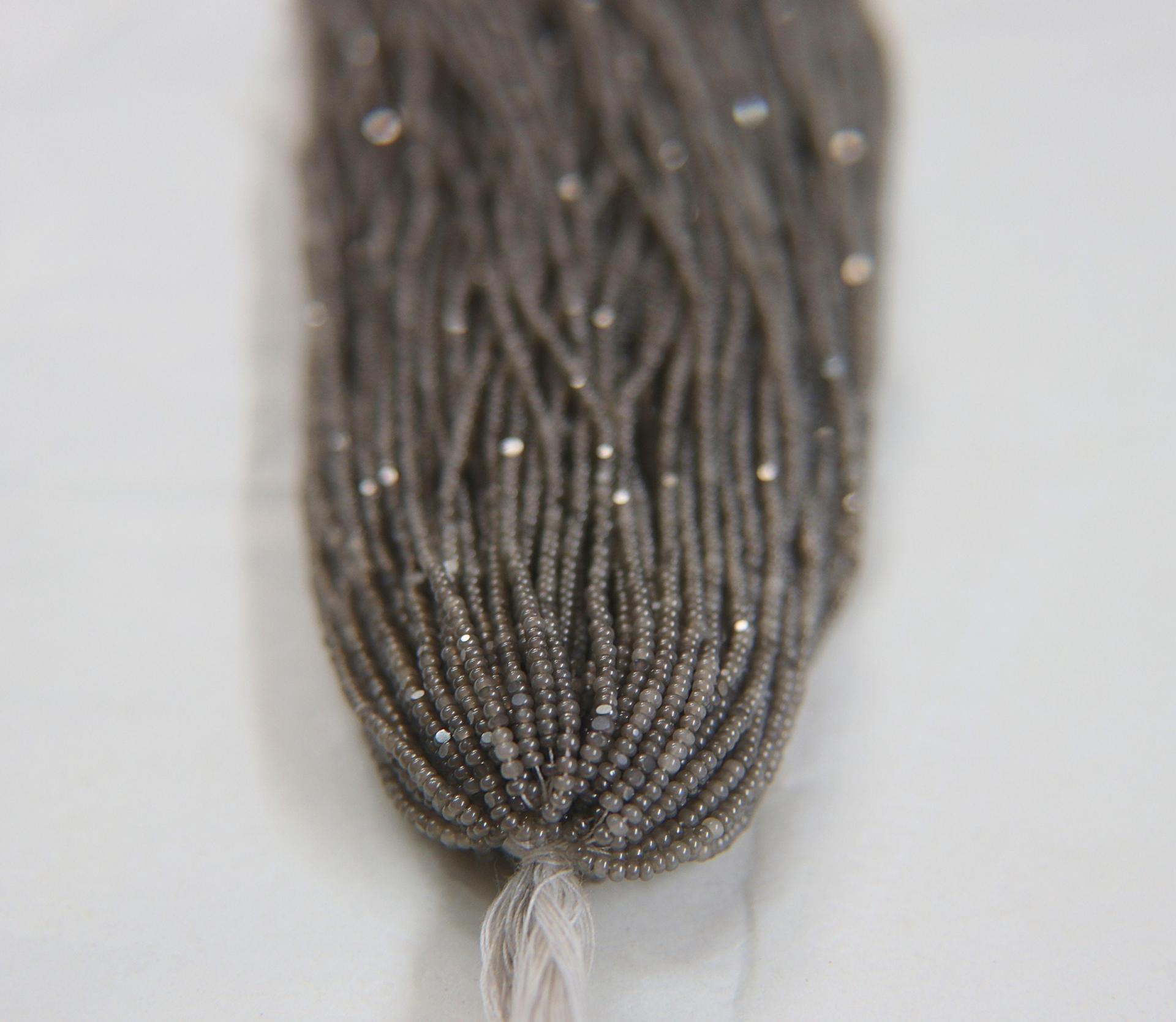 13/0 Hanks Charlotte Cut Beads Ionized White Opal 1/5/25/50/100 Hanks 1.6mm glass beads, native jewelry supply, findings