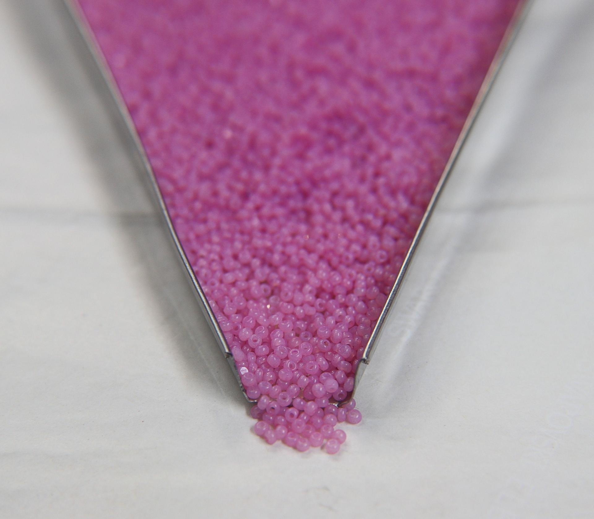 11/0 Charlotte Cut Beads French Rose Opal 10/20/50/250/500 Grams PREMIUM SEED BEADS, Native Supply