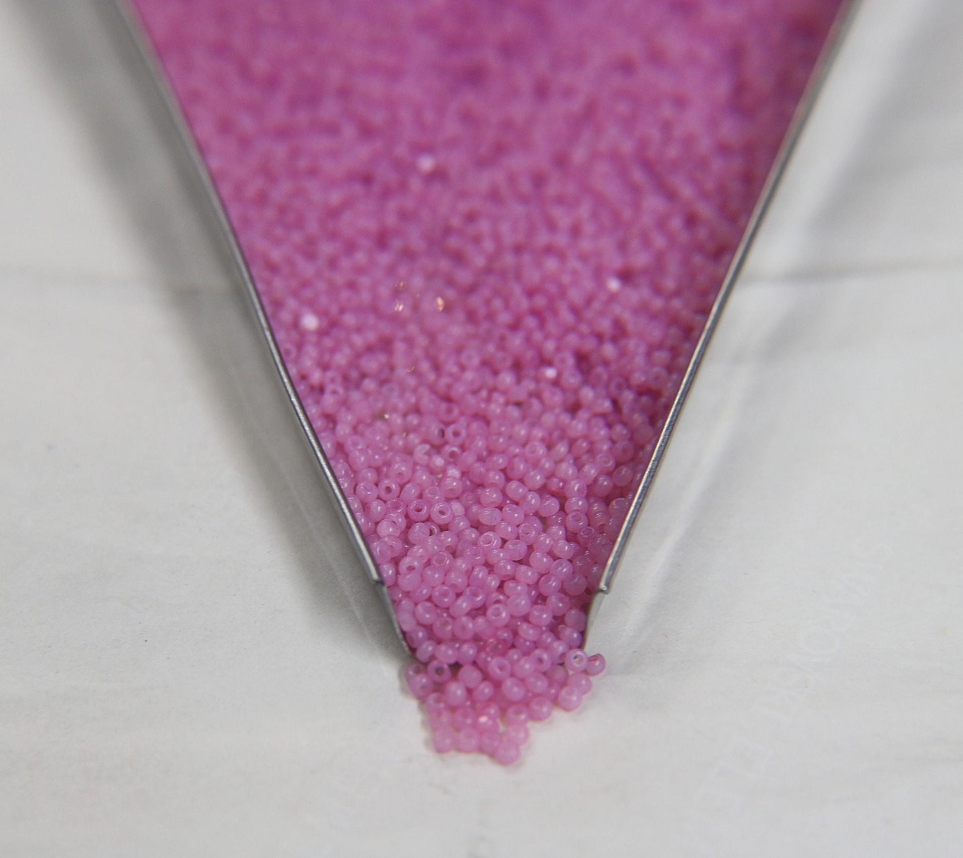 11/0 Charlotte Cut Beads French Rose Opal 10/20/50/250/500 Grams PREMIUM SEED BEADS, Native Supply