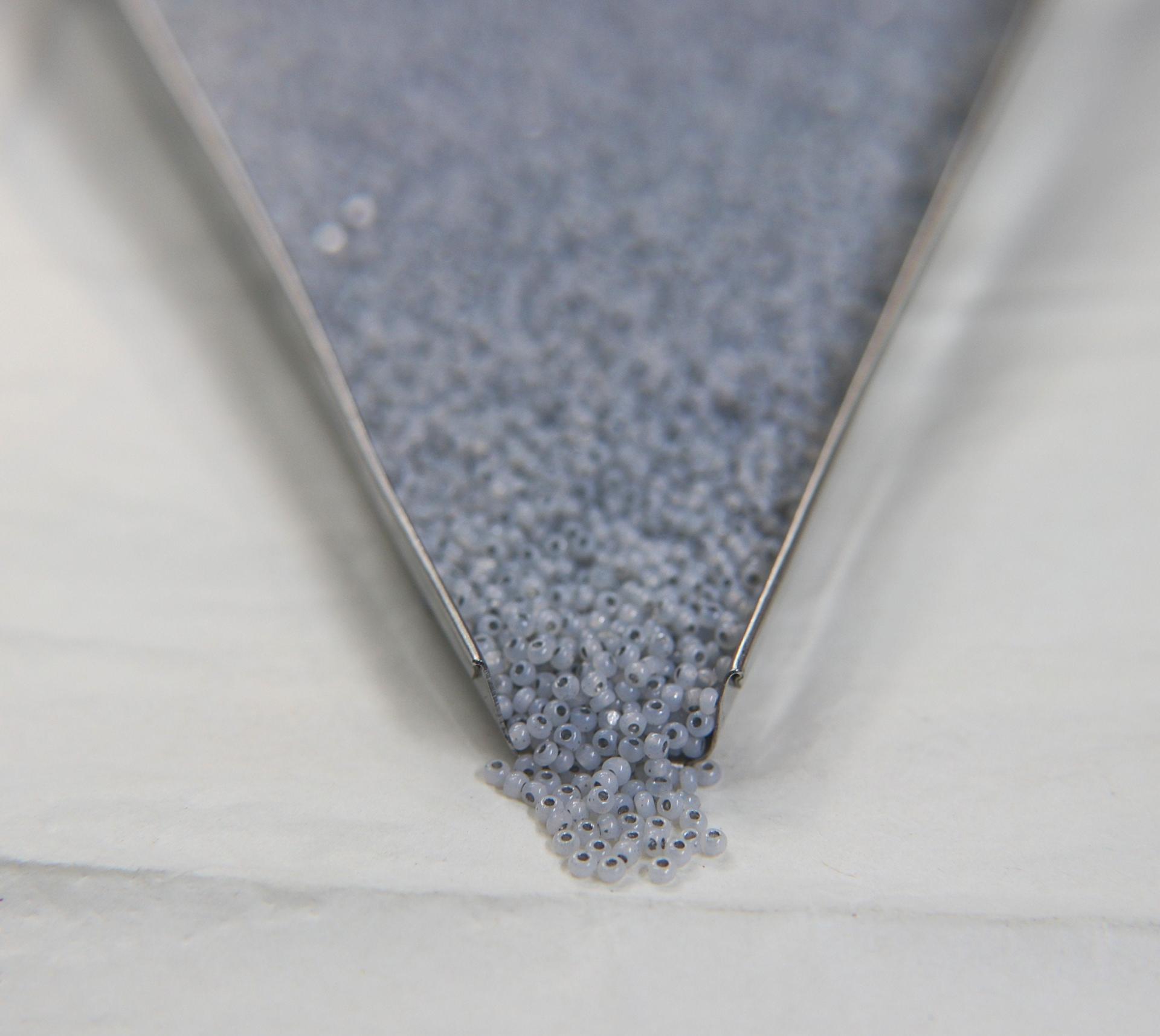 11/0 Charlotte Cut Beads White Opal Silverlined 10/20/50/250/500 Grams PREMIUM SEED BEADS, Native Supply
