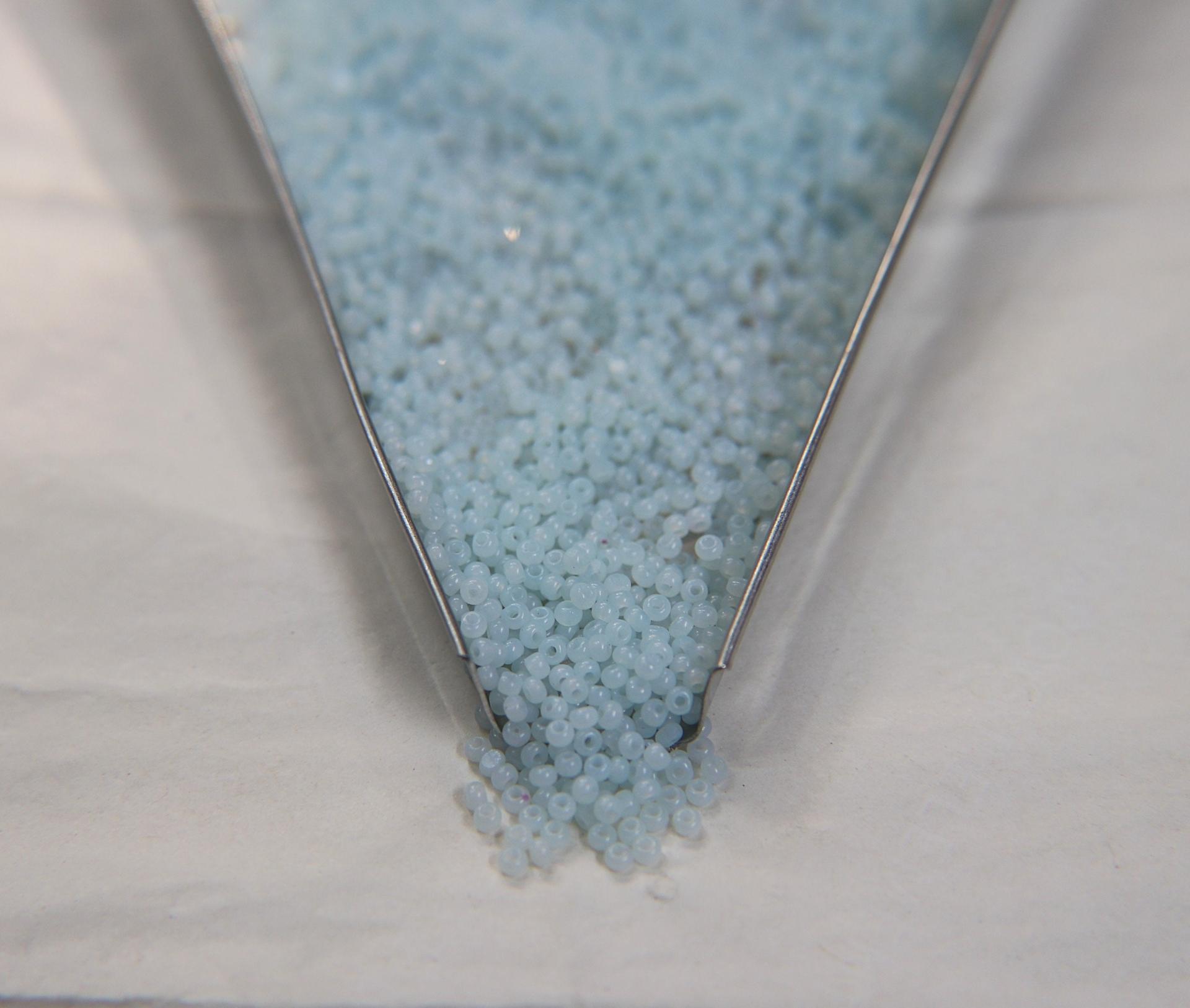 13/0 Charlotte Cut Beads Light Azore Opal 5/10/20/50/250/500 Grams PREMIUM SEED BEADS, Native Supply