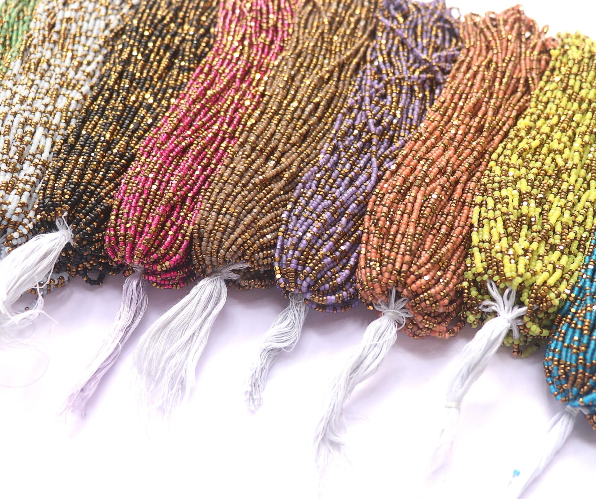 11/0 Charlotte true Cut Beads Designer Mix Hanks (11 Colors) 1/5/25/50/100 2mm jewellery beads soup, jewelry supply, native supply