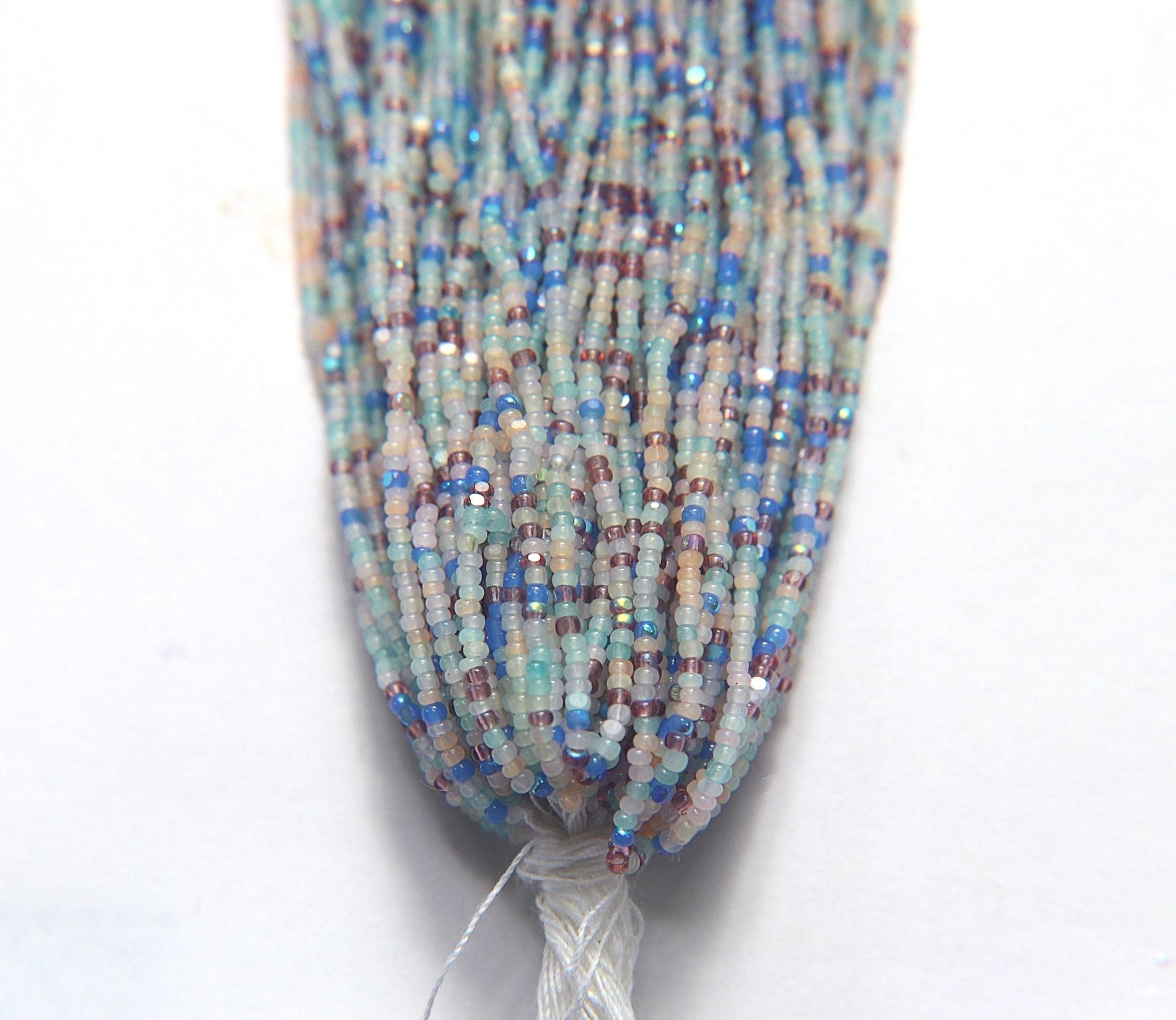 13/0 Hanks Charlotte Cut Beads in Designer Mix (5 Colors) 1/5/25/50/100 Hanks 1.6mm rare glass beads, jewelry supply, native supply