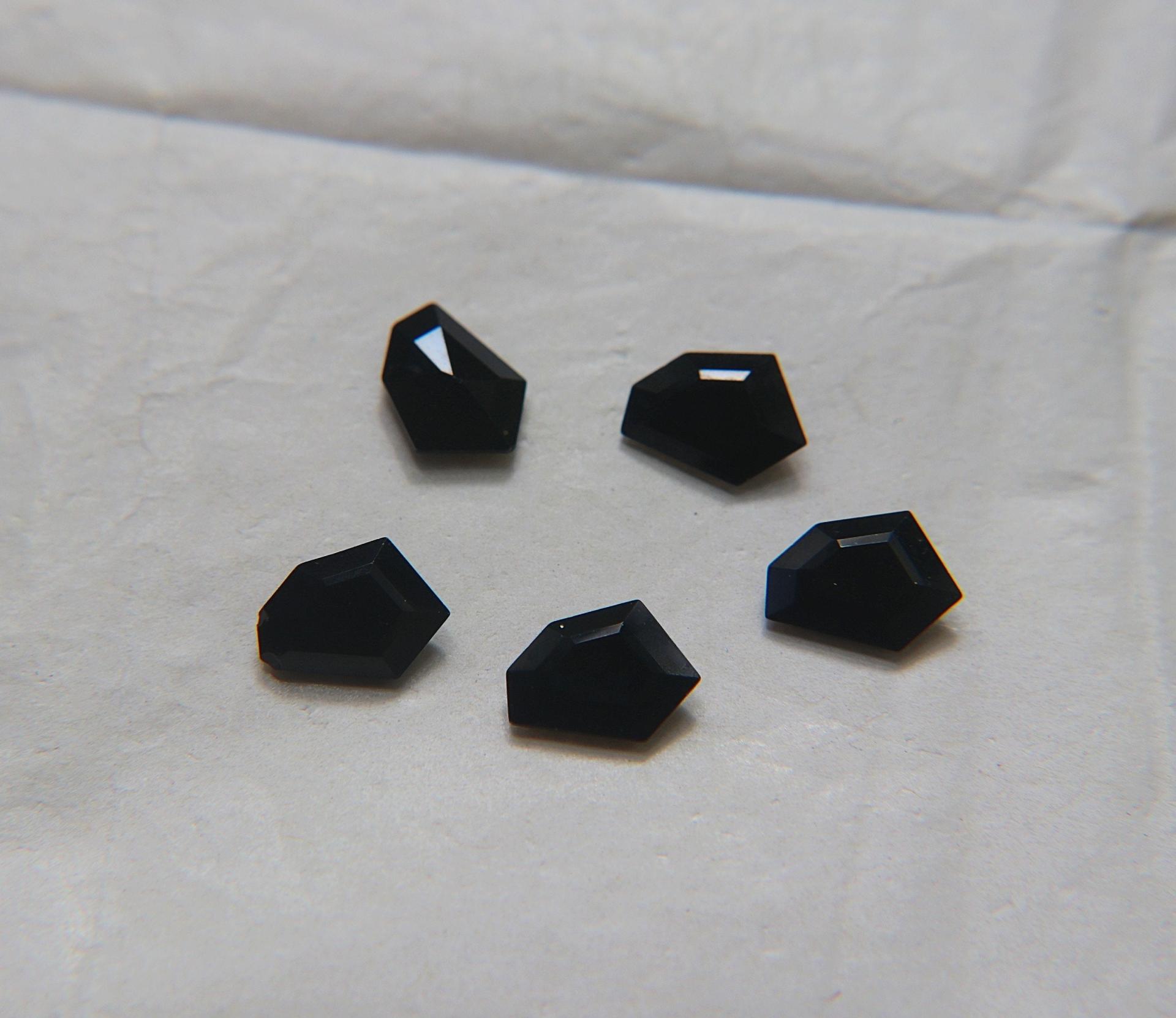 Vintage Swarovski 12 x 9 mm unusual shape Fancy rare stones (2 Colours) 6/12/36/144 Pieces gemstones, jewlery making, color zirconium