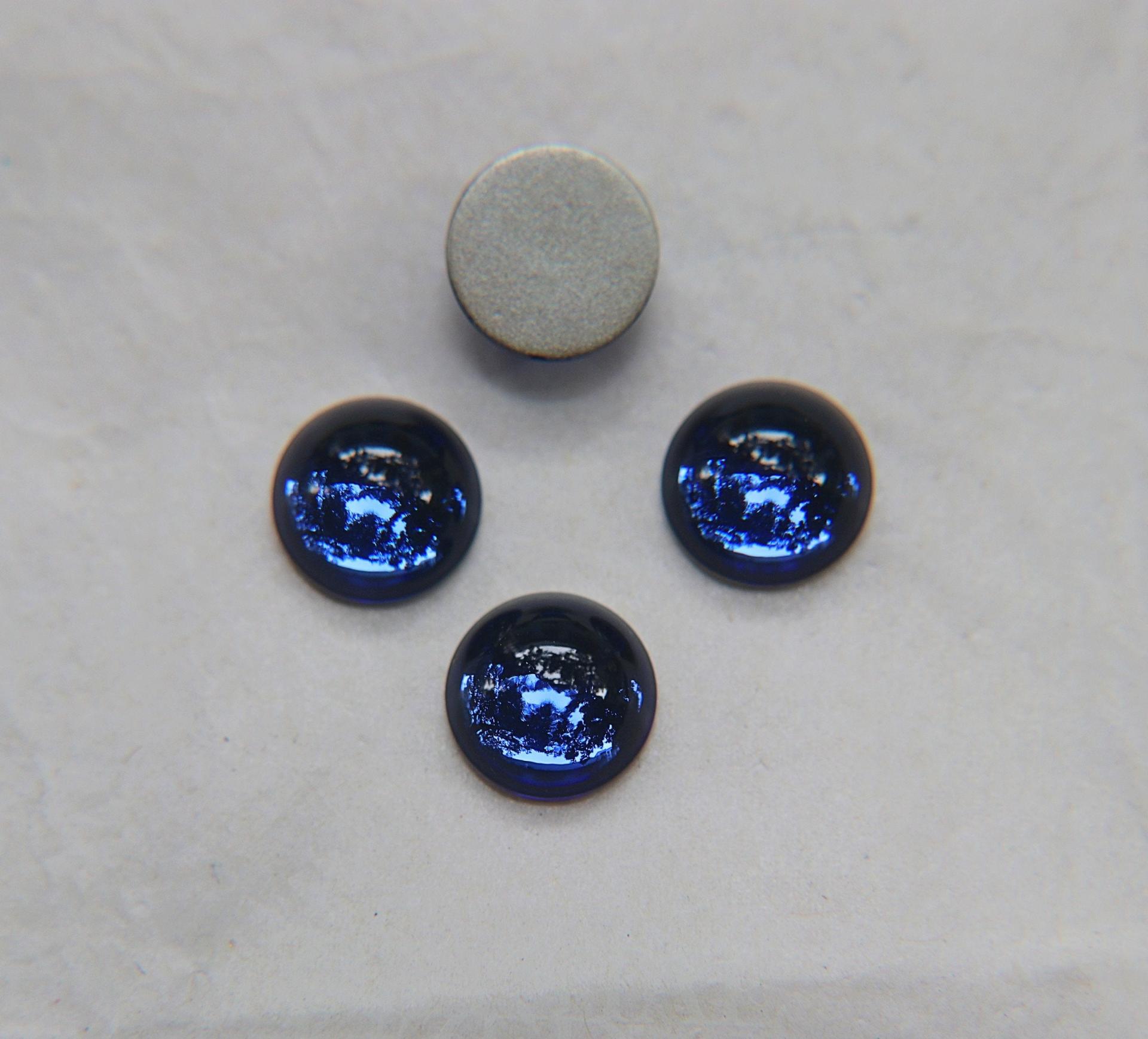 Swarovski 12 mm Vintage in 2 Colours Flat Back Round Cabochon Cabs 6/12/36/72/144 Pieces