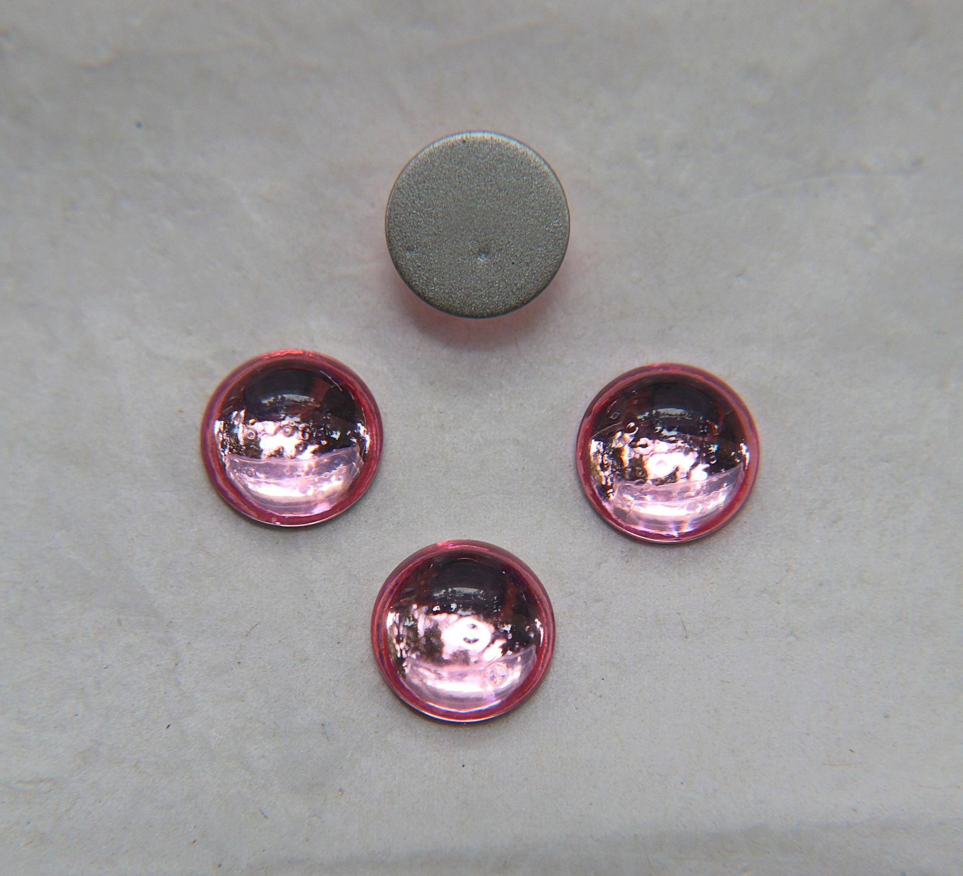Swarovski 12 mm Vintage in 2 Colours Flat Back Round Cabochon Cabs 6/12/36/72/144 Pieces
