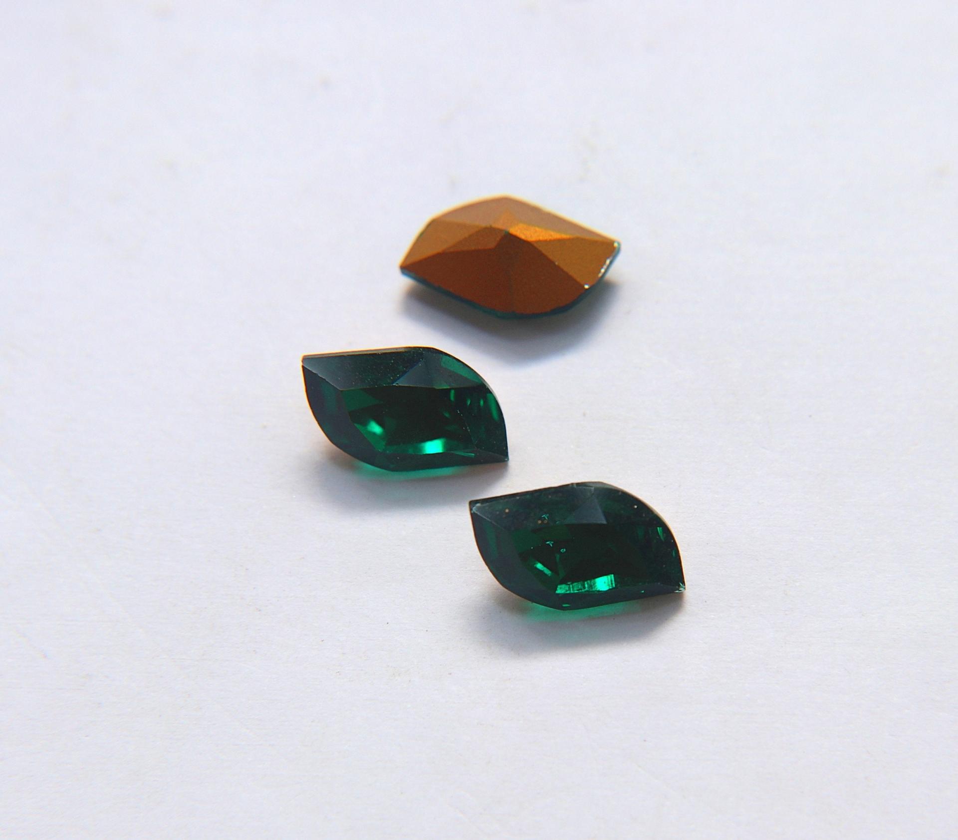 Vintage Swarovski Matt Crystal Fancy Stone 10mm x 8.5mm 2/6/12/36/144 Pieces gemstones, jewlery making, zirconium