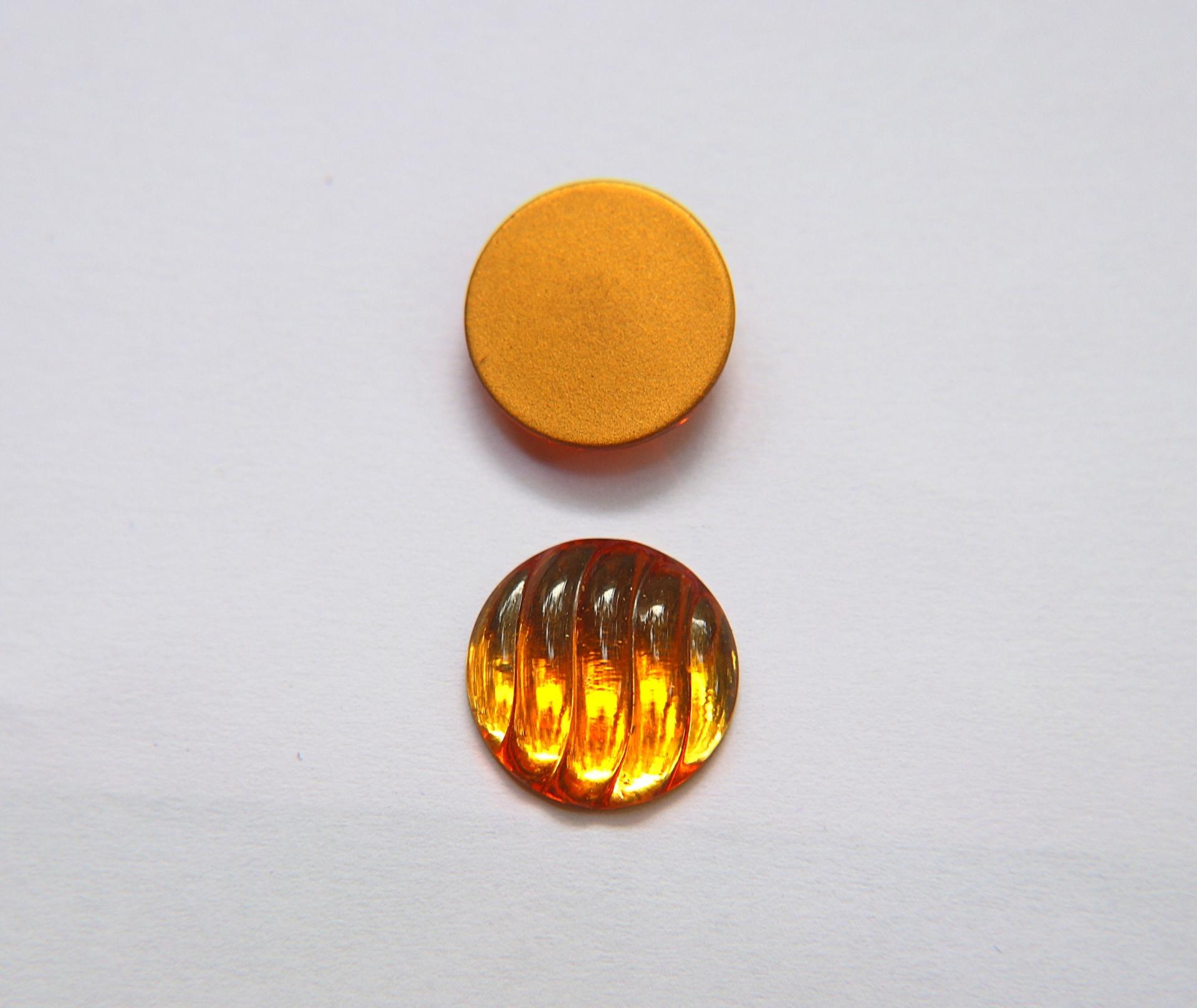 Swarovski 18 mm Vintage Rose Foiled Flat Back (7 Colours) Round Cabochon 2/6 Pieces