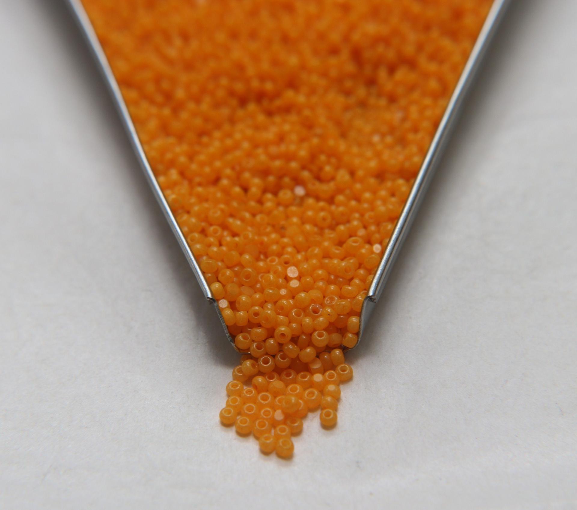 11/0 Charlotte True Cut Beads Light Orange Opal 10/20/50/250/500 Grams Premium Seed beads, native supply
