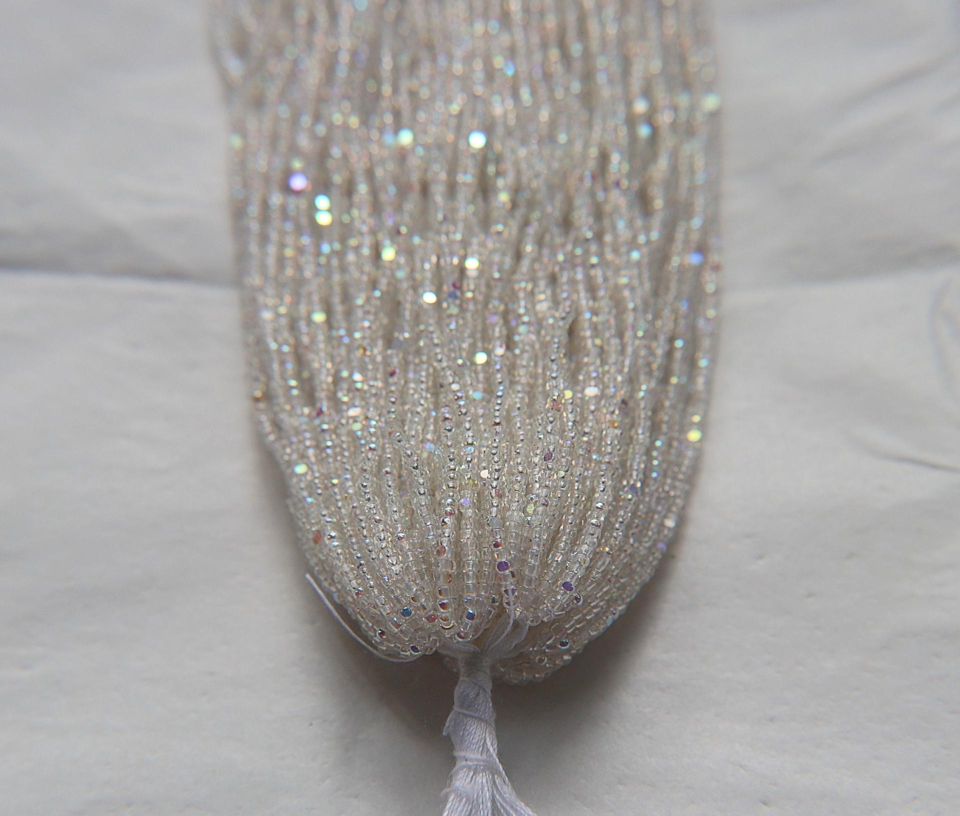 13/0 Hanks Charlotte Cut Beads Patina Transparent Crystal Aurore Boreale 1/5/25/50/100 Hanks 1.6mm glass beads, native supply