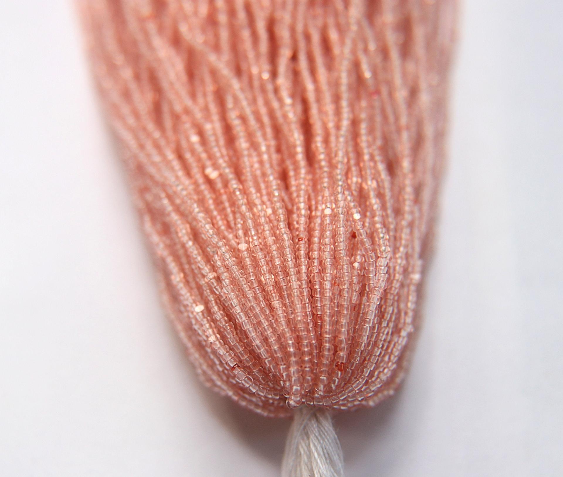 11/0 Hanks Charlotte Cut Beads Vintage Rose Transparent (Dyed) 1/5/25/50/100 Hanks 2.0mm jewellery rare beads, jewelry supply, Native supply