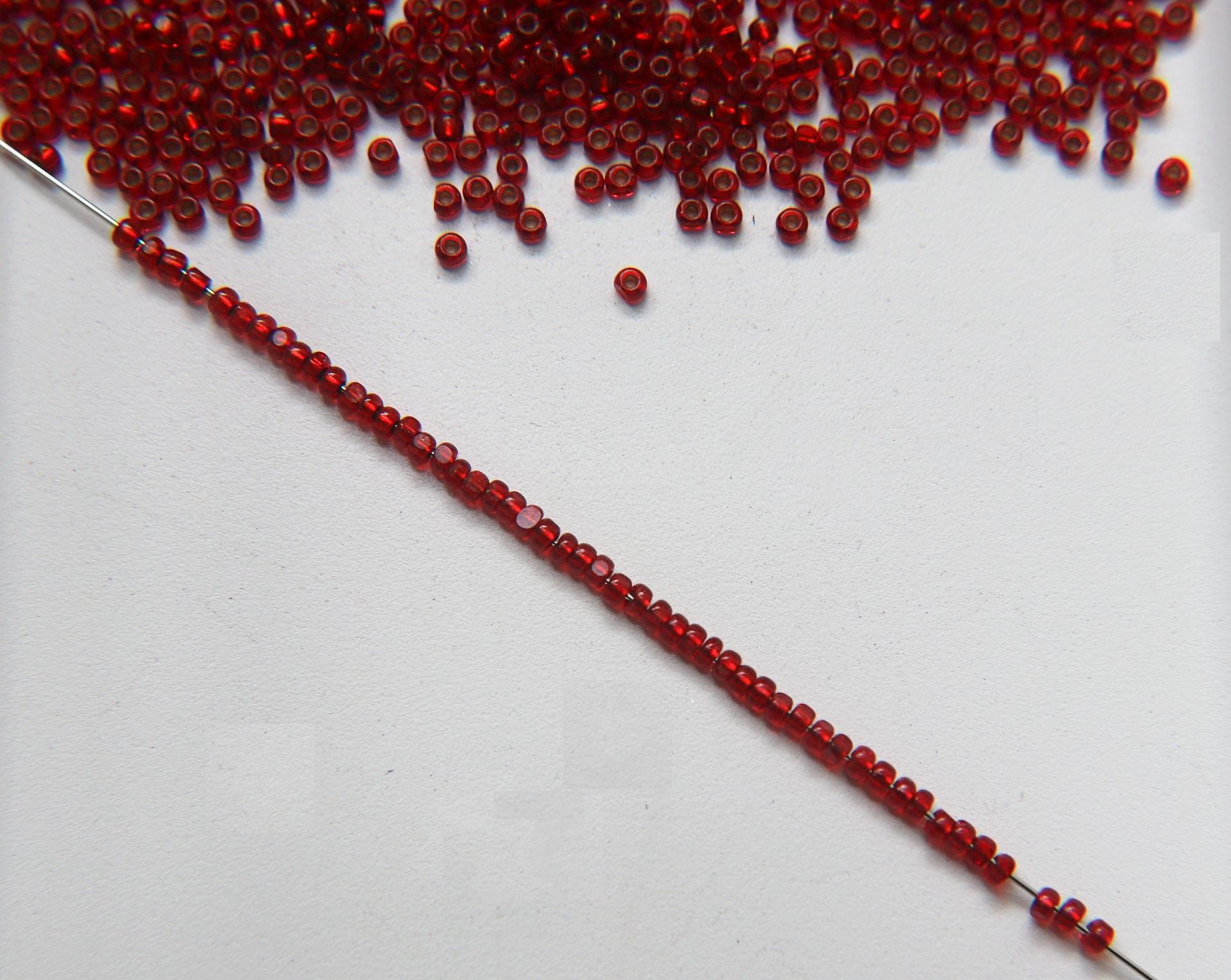 11/0 True cuts Charlotte Beads Red Antique Gold Lined 10/20/50/250/500 Grams PREMIUM SEED BEADS, Native Supply