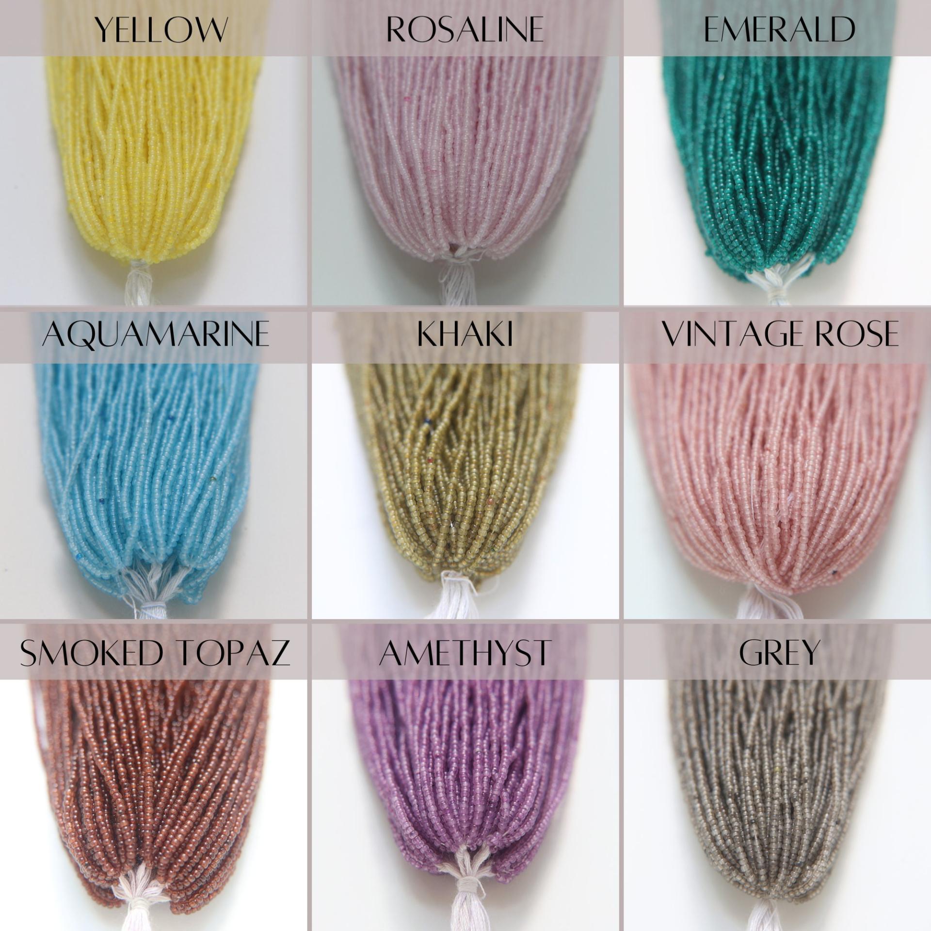 11/0 Rare Opal SEED BEADS PRECIOSA Traditional Czech Beads™ 1/5/25/50/100 Full hanks Jewelry making beads, solgel, Native supply