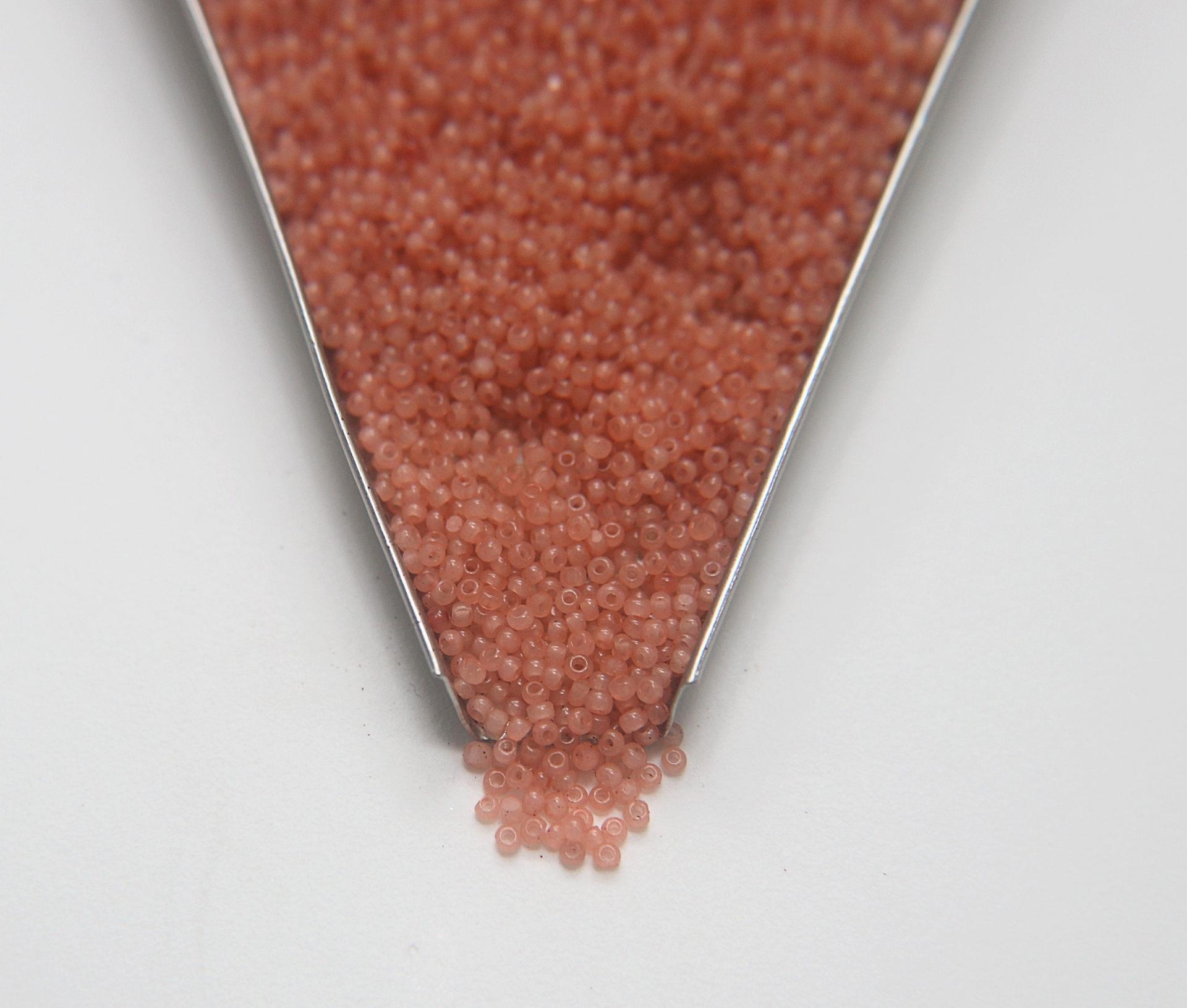 11/0 Charlotte True Cut Beads Rose Peach Opal 10/20/50/250/500 Grams Premium Seed beads, native supply