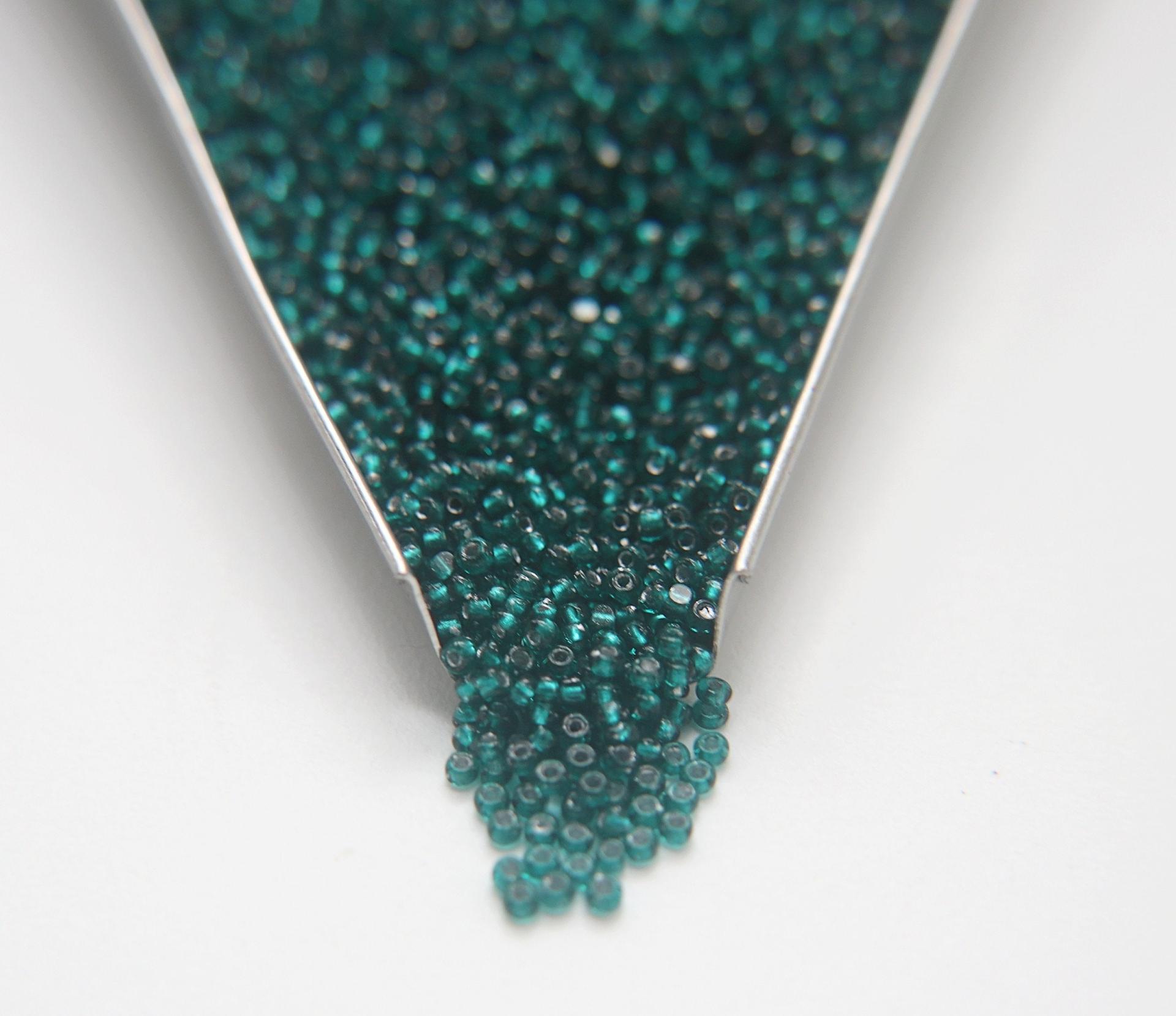 11/0 True cuts Charlotte Beads Blue Zircon Silver Lined 10/20/50/250/500 Grams PREMIUM SEED BEADS, Native Supply